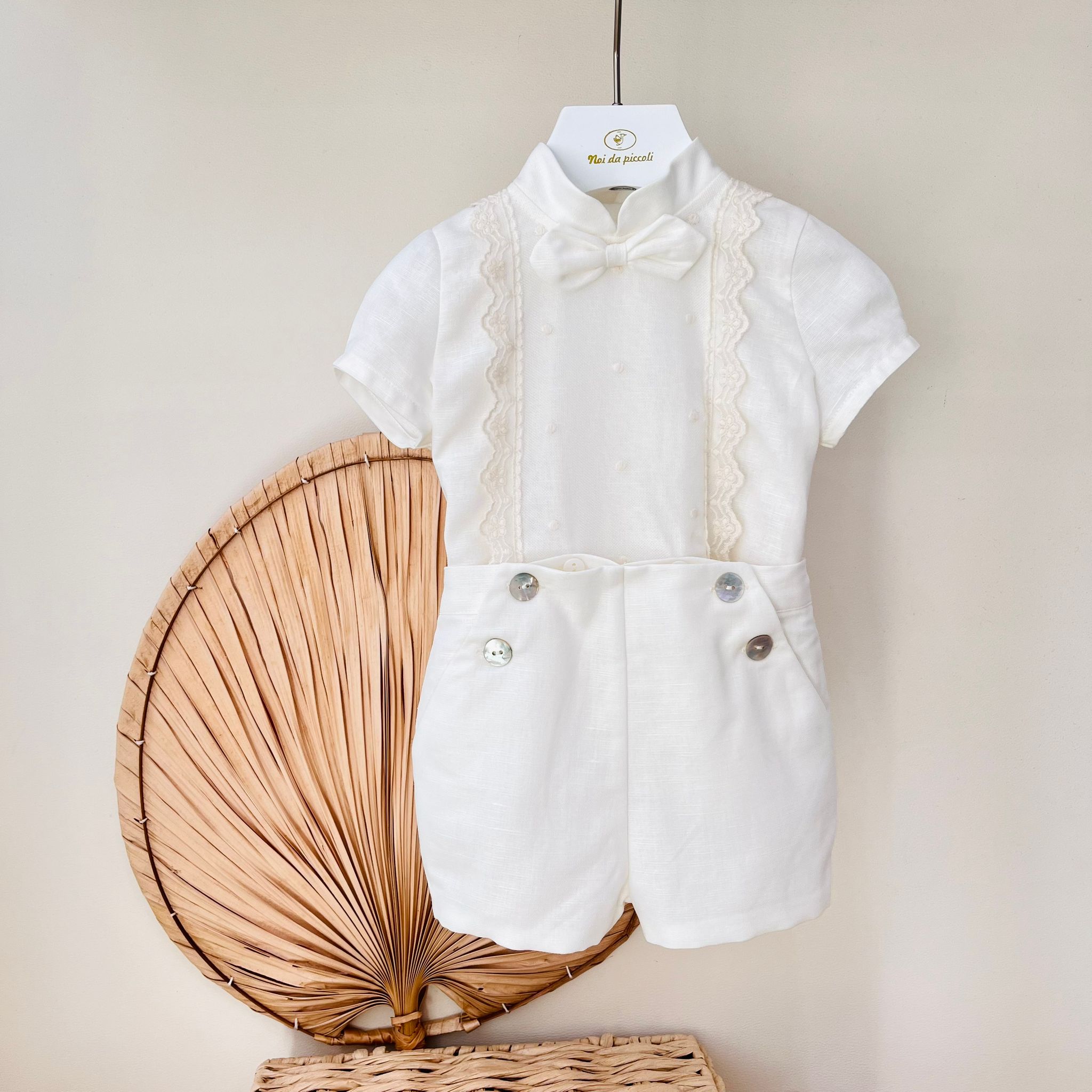 COMPLETO CERIMONIALE FIL PANNA - Noi da piccoli