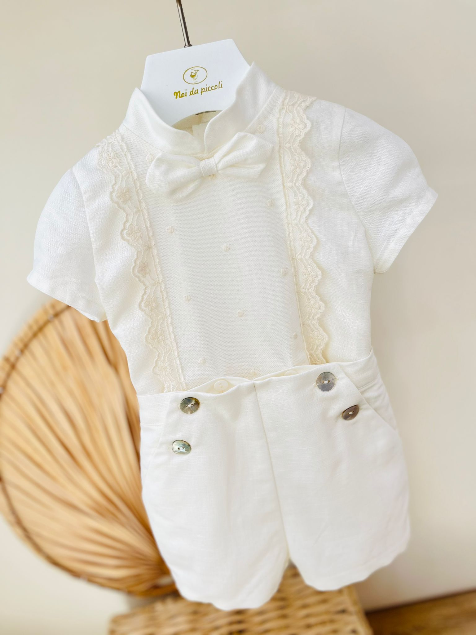 COMPLETO CERIMONIALE FIL PANNA - Noi da piccoli