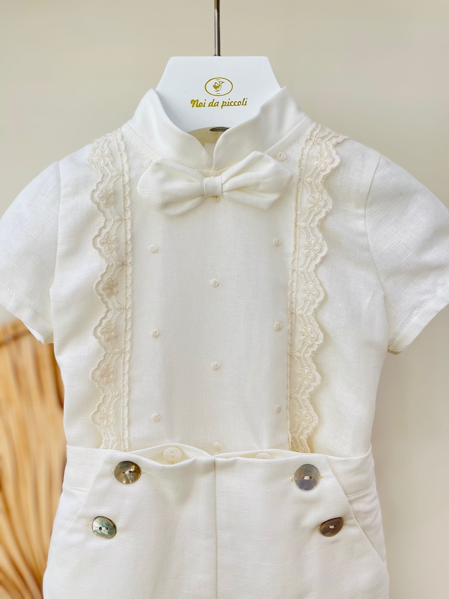 COMPLETO CERIMONIALE FIL PANNA - Noi da piccoli