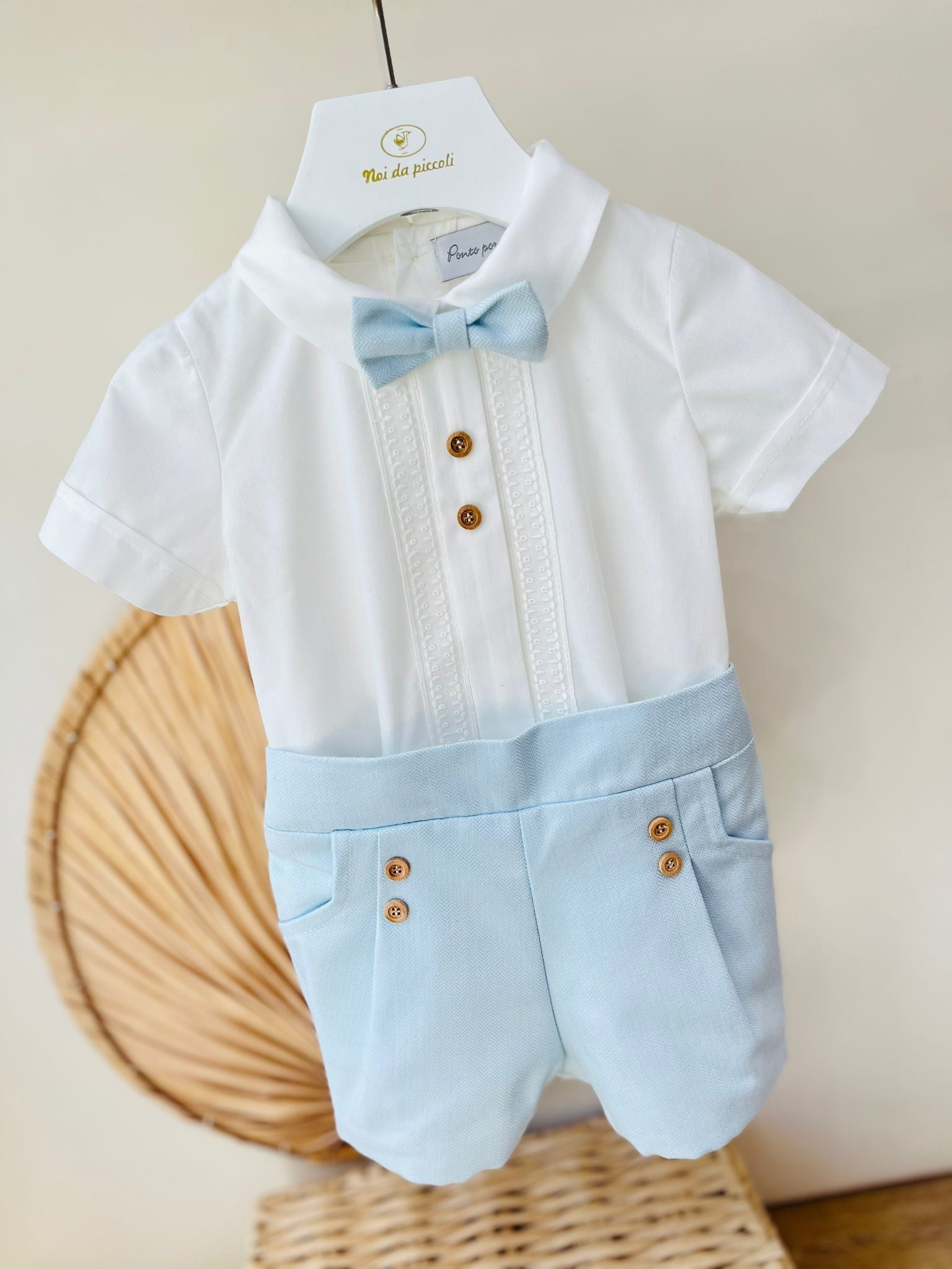 COMPLETO CERIMONIALE JACOB CIELO - Noi da piccoli