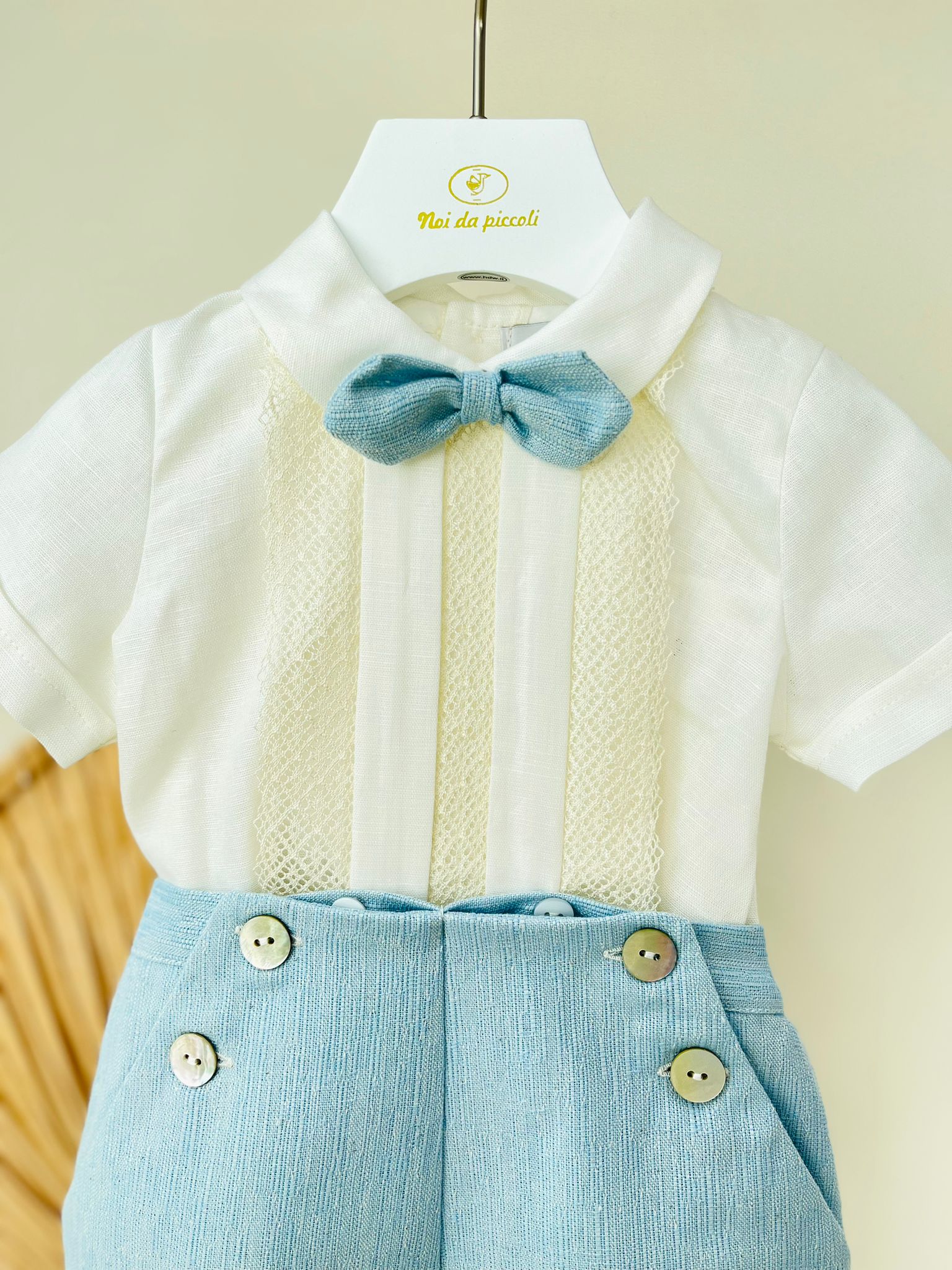 COMPLETO CERIMONIALE KIM CELESTE - Noi da piccoli