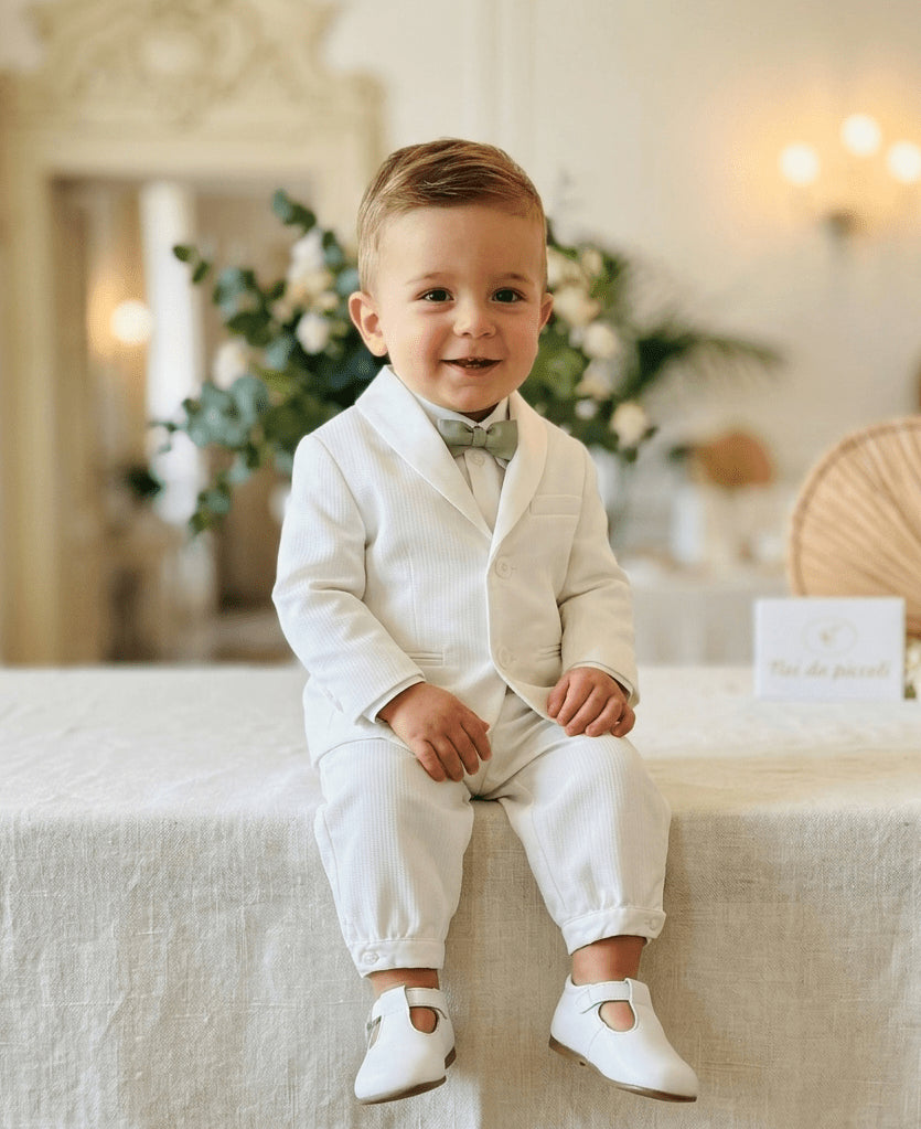 COMPLETO CERIMONIALE LEONE PANNA - Noi da piccoli