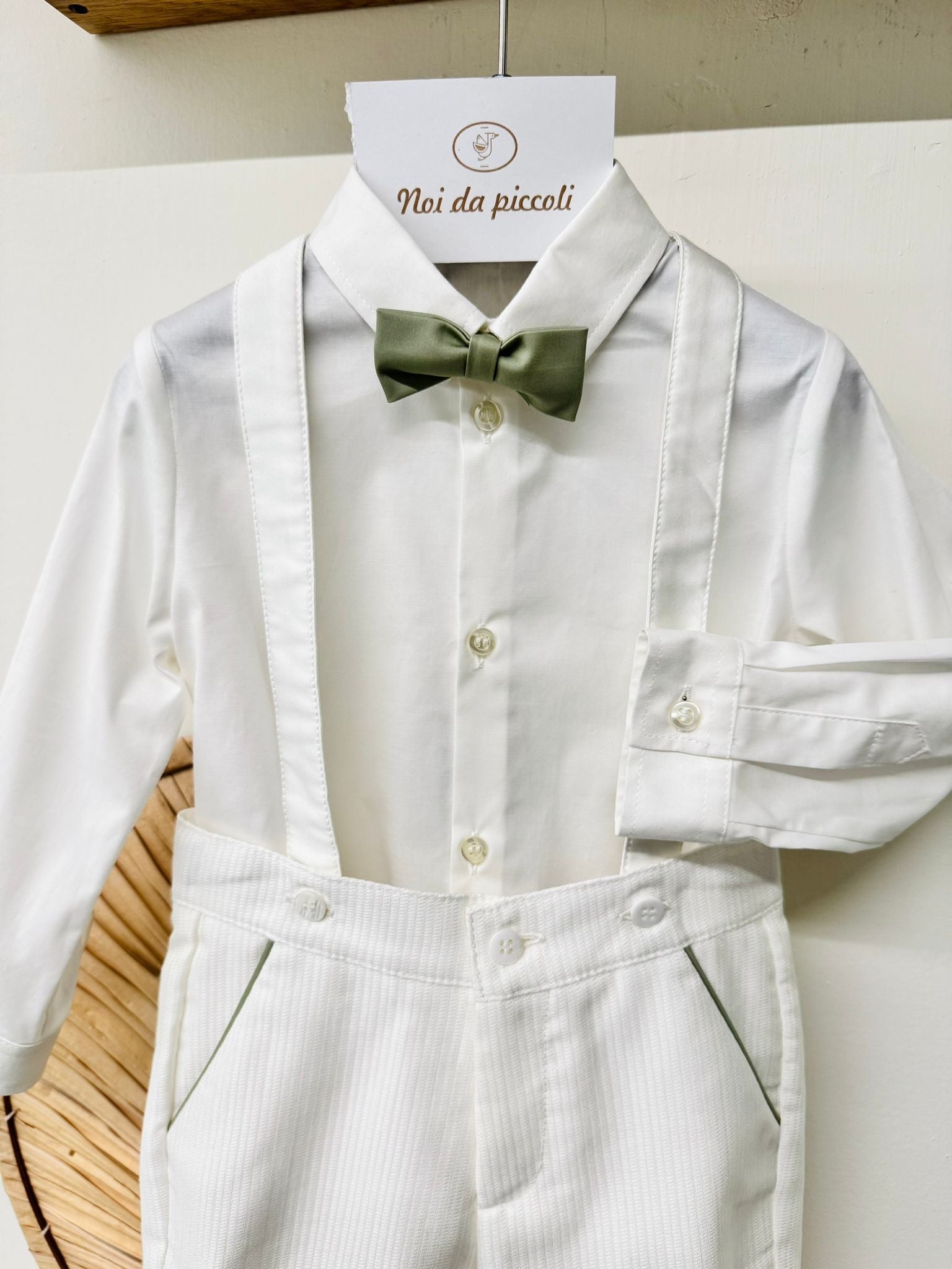 COMPLETO CERIMONIALE LEONE PANNA - Noi da piccoli