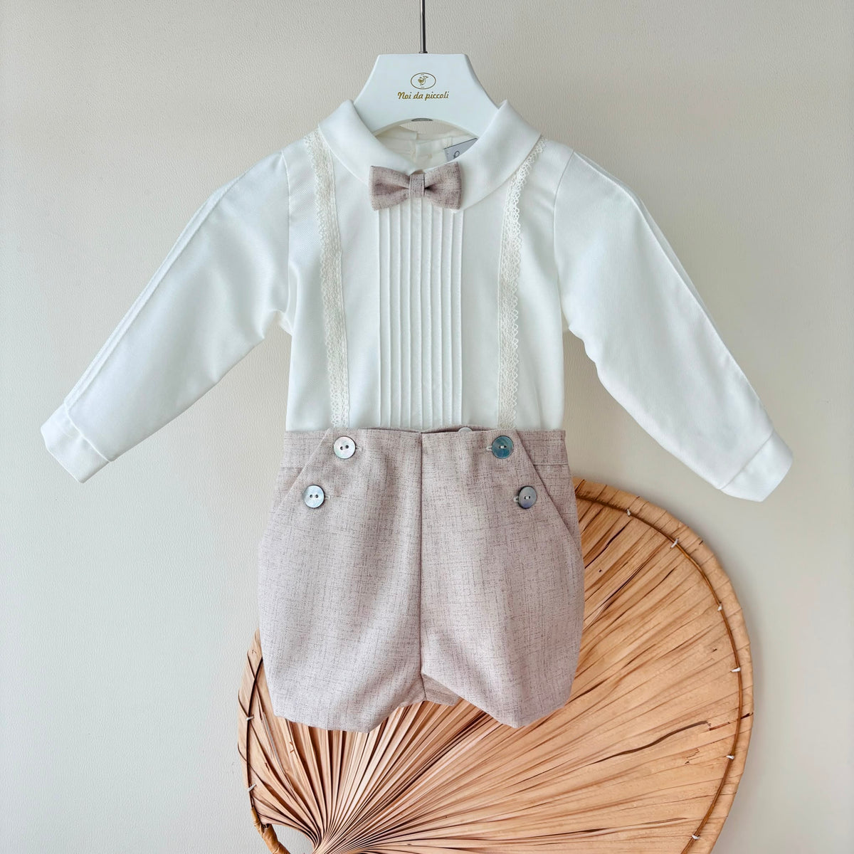 Completo Cerimoniale Louis Beige Ponto Por Ponto - Noi da piccoli