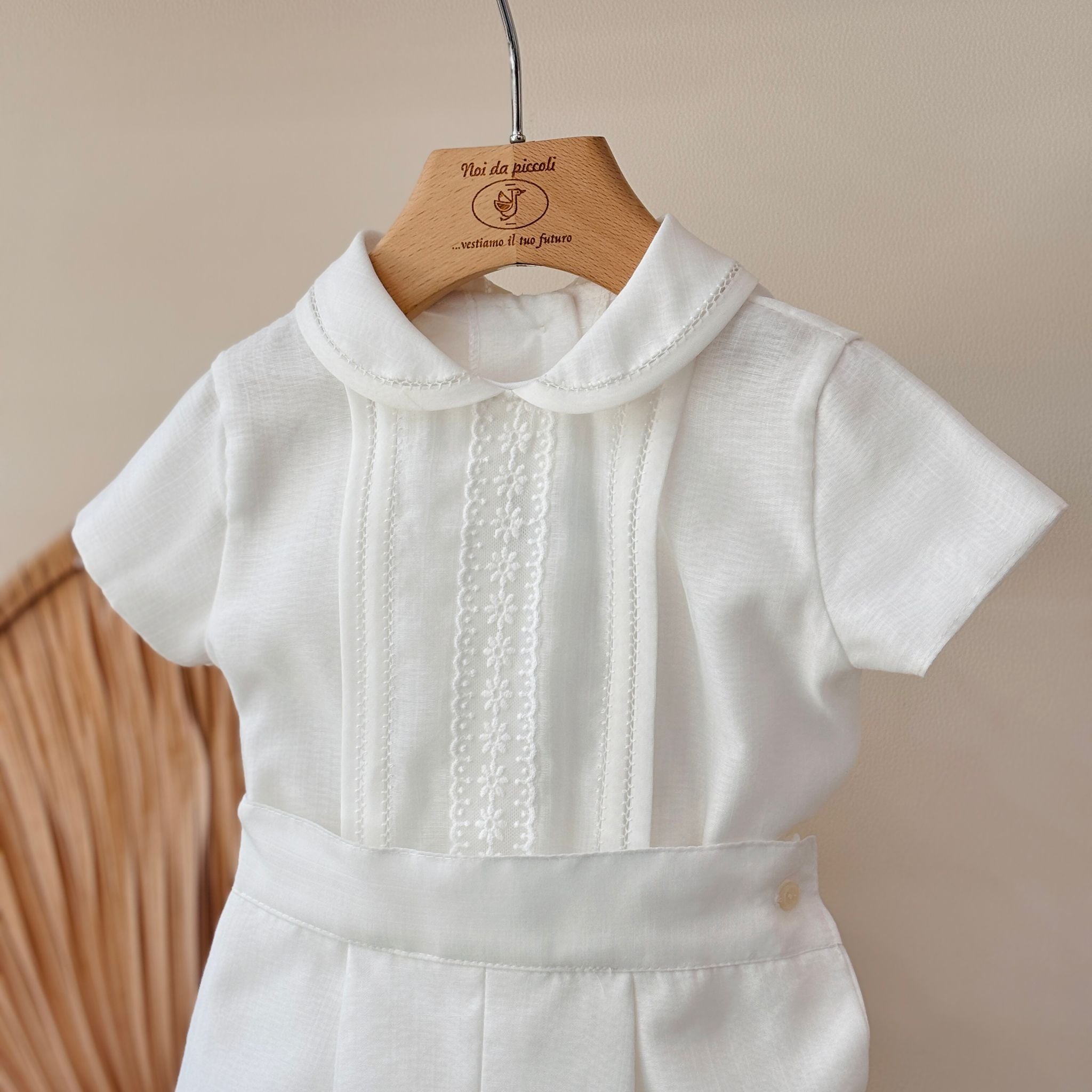 COMPLETO CERIMONIALE LUCE BIANCO - Noi da piccoli