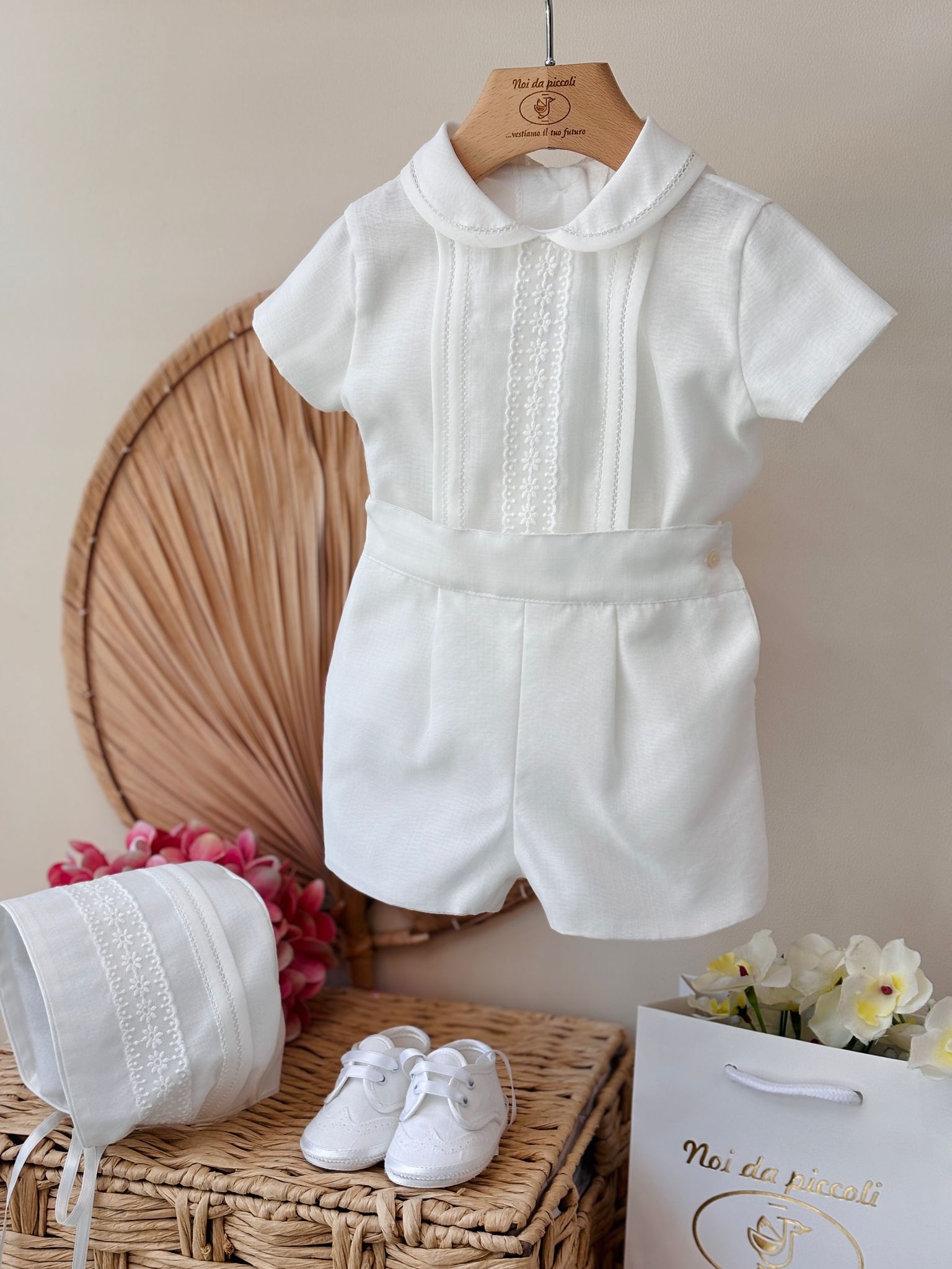 COMPLETO CERIMONIALE LUCE BIANCO - Noi da piccoli