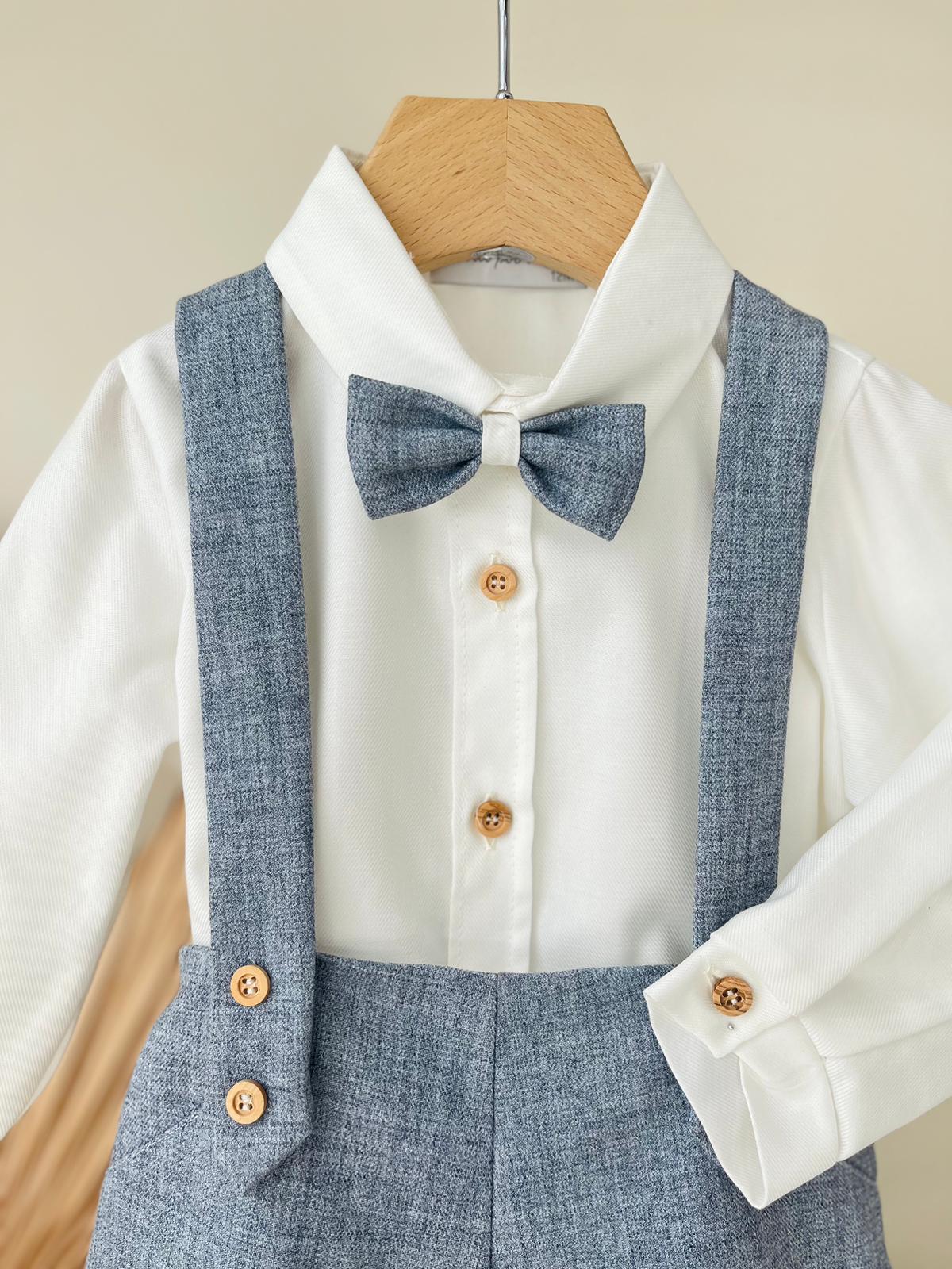 COMPLETO CERIMONIALE LUCIEN DENIM - Noi da piccoli