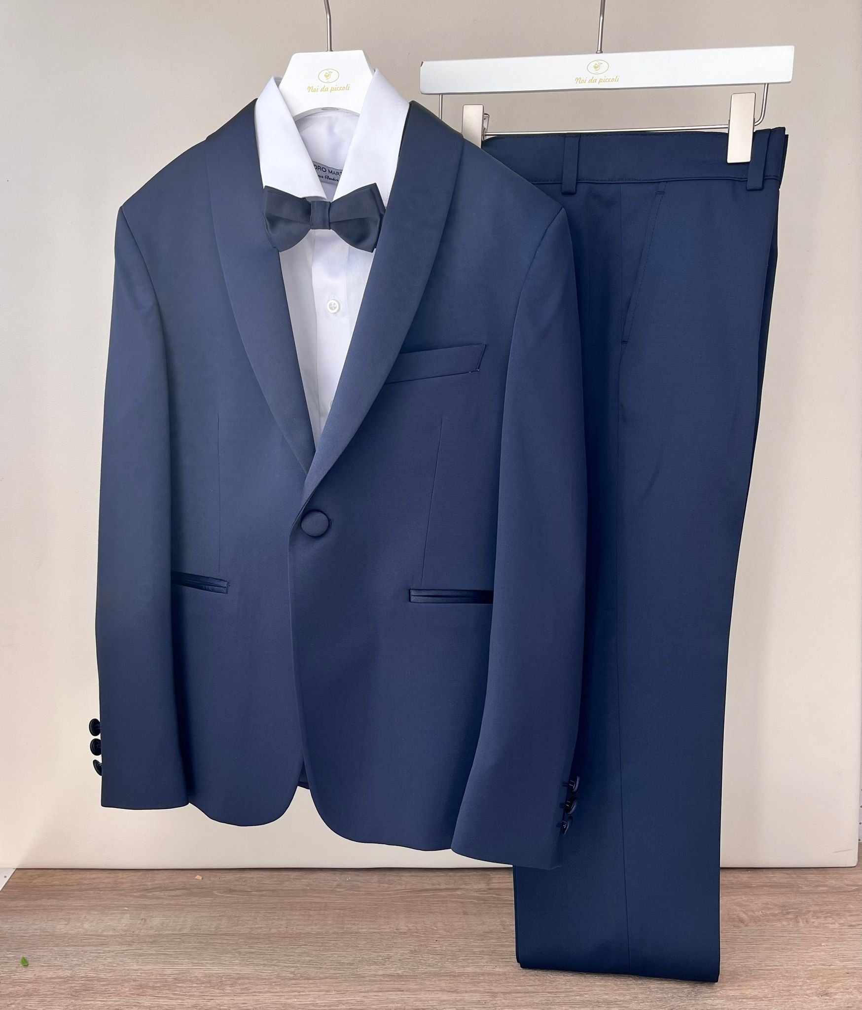COMPLETO CERIMONIALE SMOKING BLU - Noi da piccoli