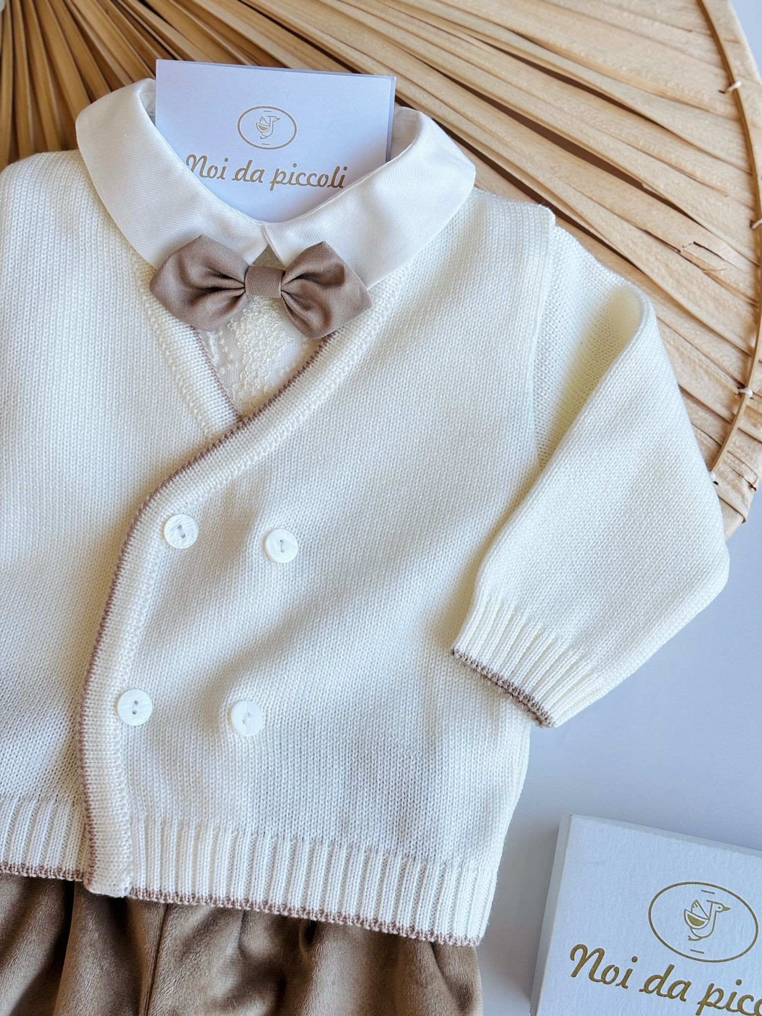 COMPLETO CERIMONIALE VANIGLIA TABACCO - Noi da piccoli