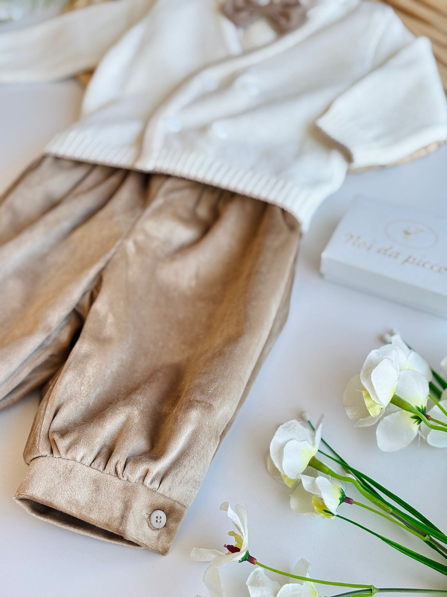 COMPLETO CERIMONIALE VANIGLIA TABACCO - Noi da piccoli