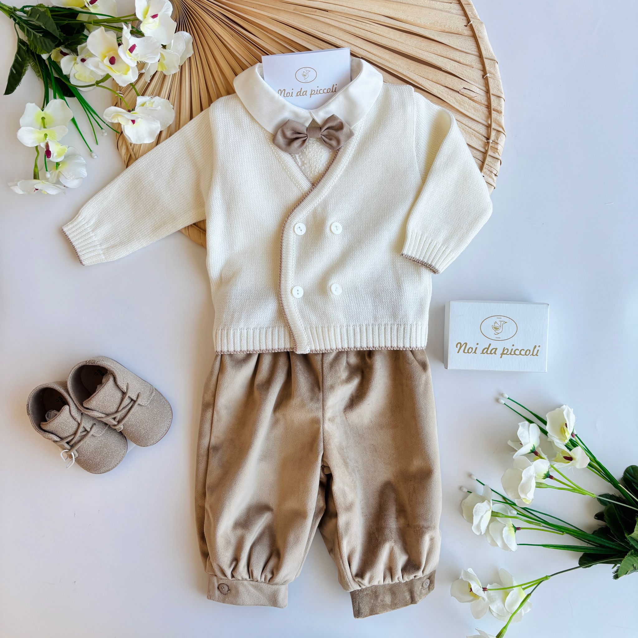 COMPLETO CERIMONIALE VANIGLIA TABACCO - Noi da piccoli