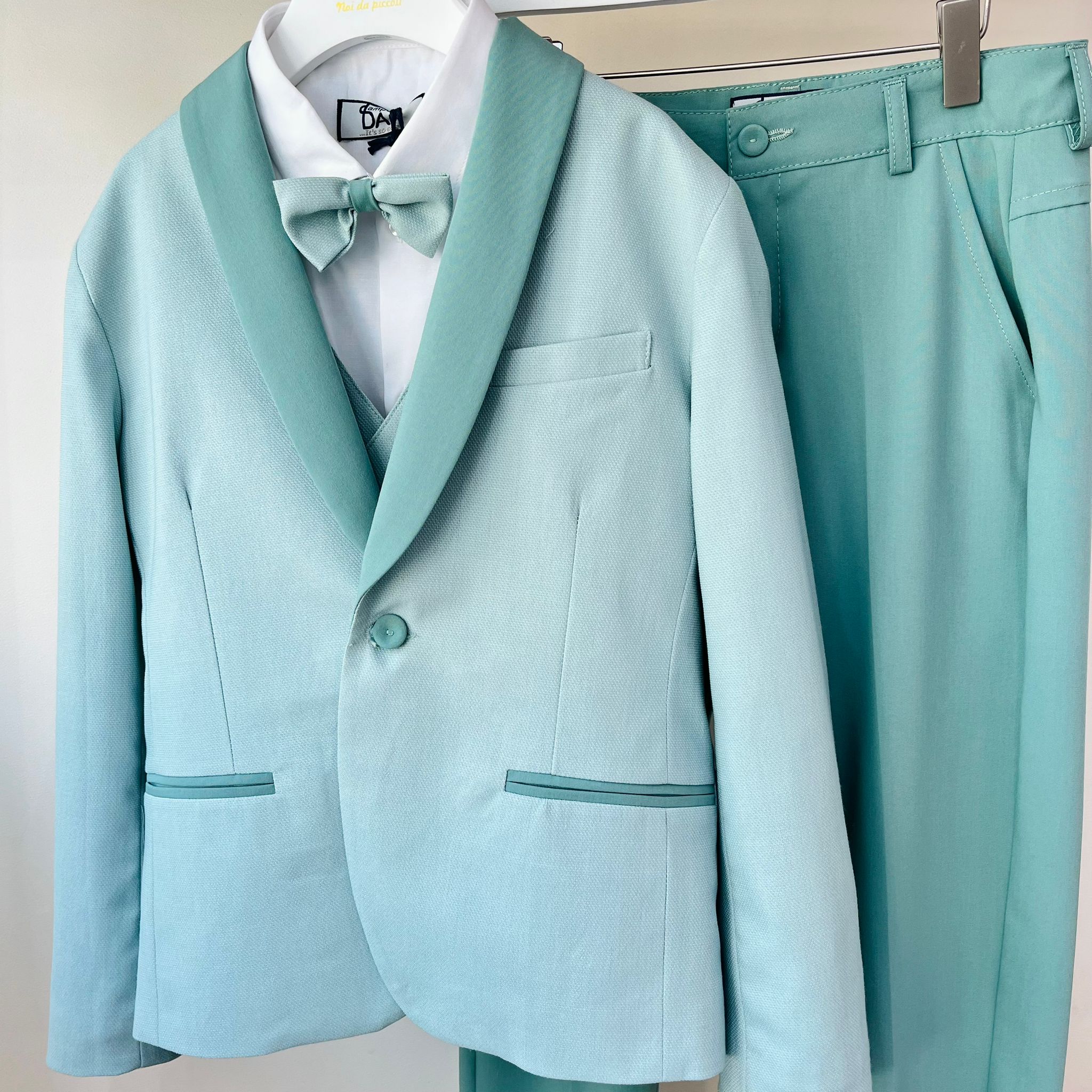 COMPLETO CERIMONIALE VERDE - Noi da piccoli