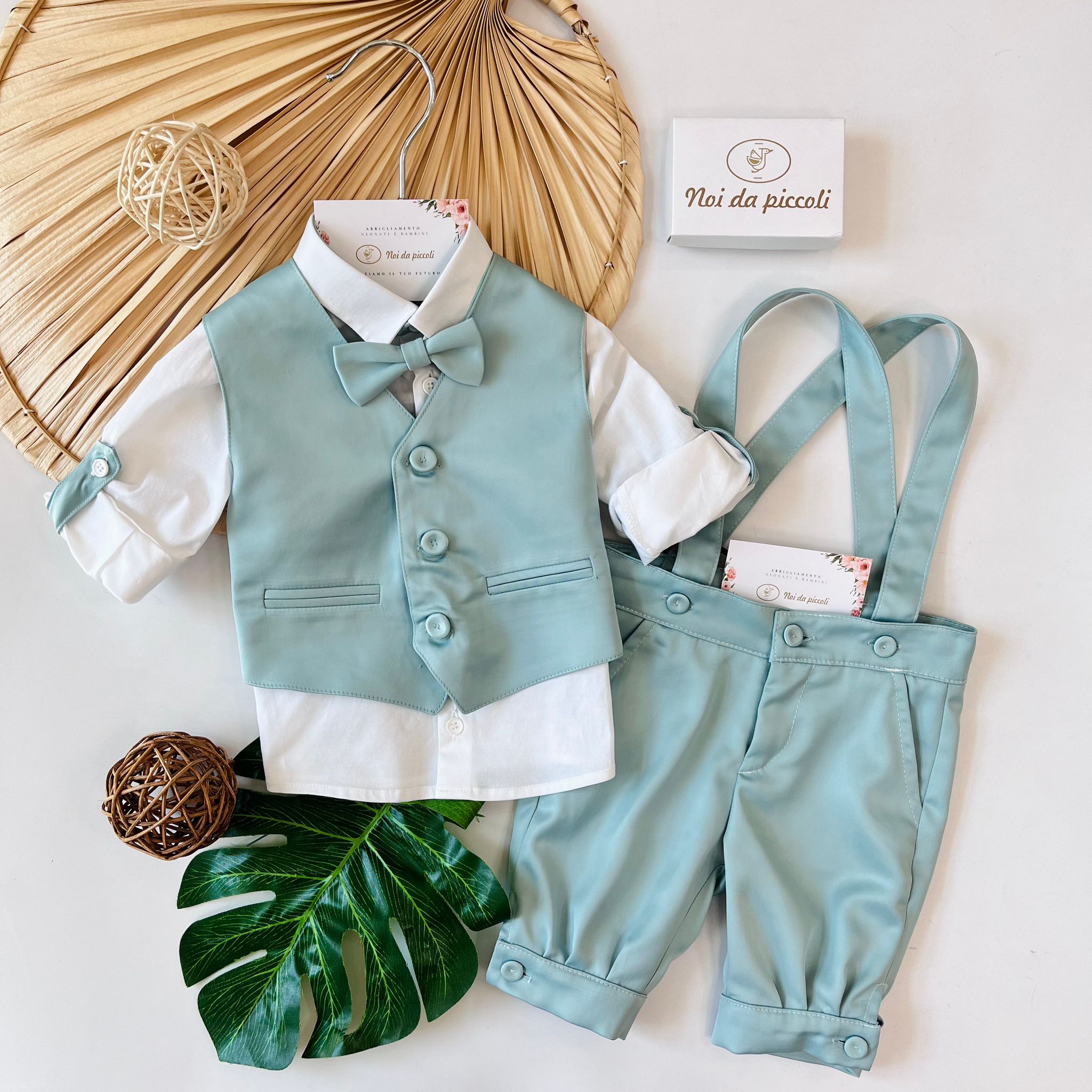 COMPLETO CERIMONIALE Verde - Noi da piccoli