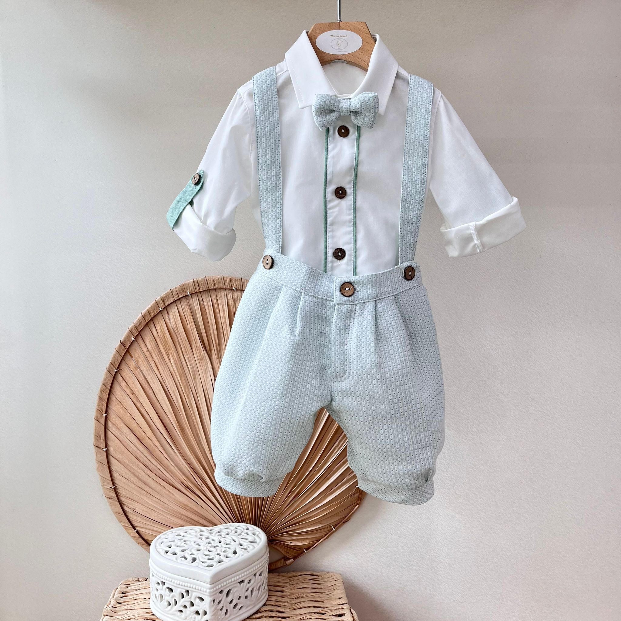 COMPLETO CERIMONIALE VERDE - Noi da piccoli