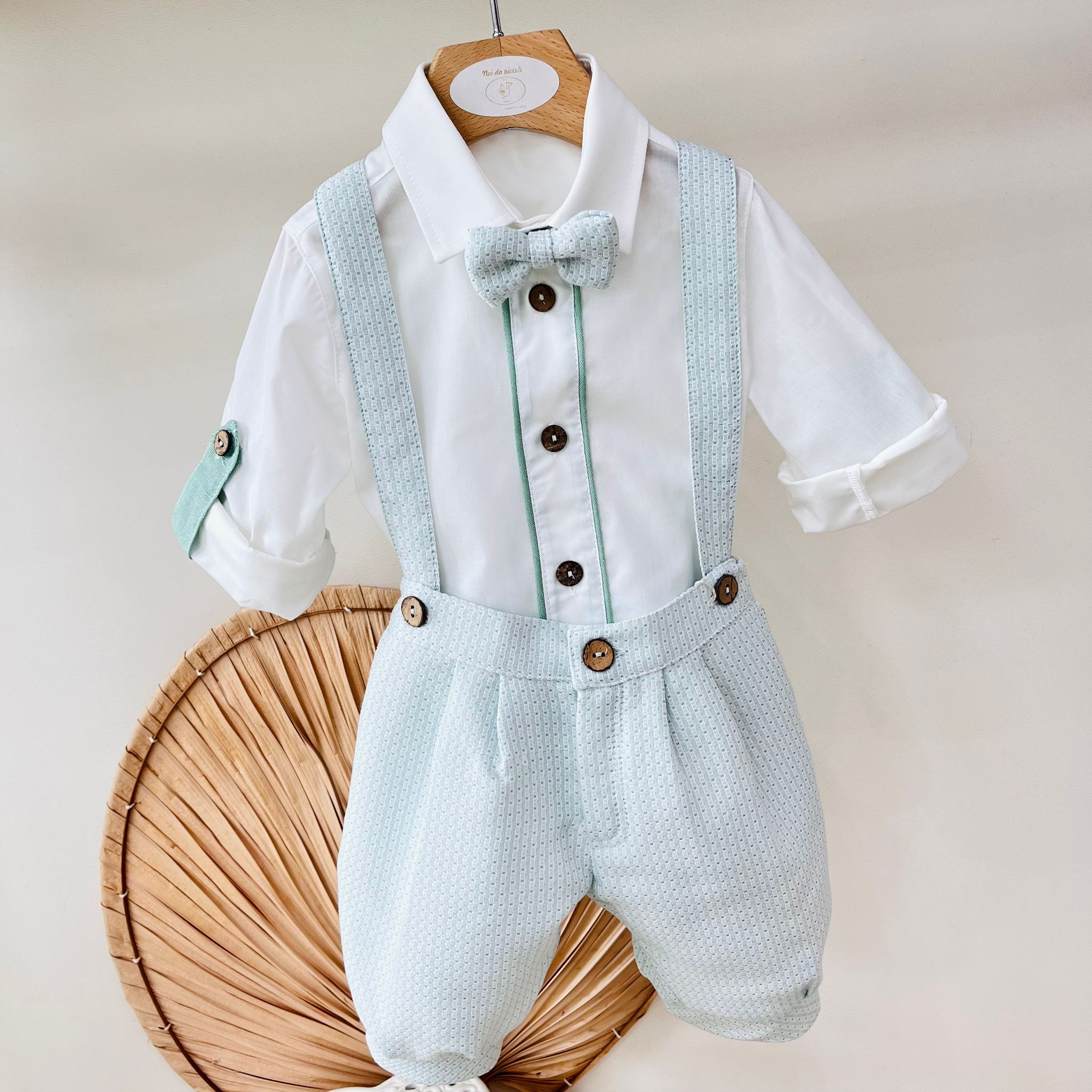 COMPLETO CERIMONIALE VERDE - Noi da piccoli