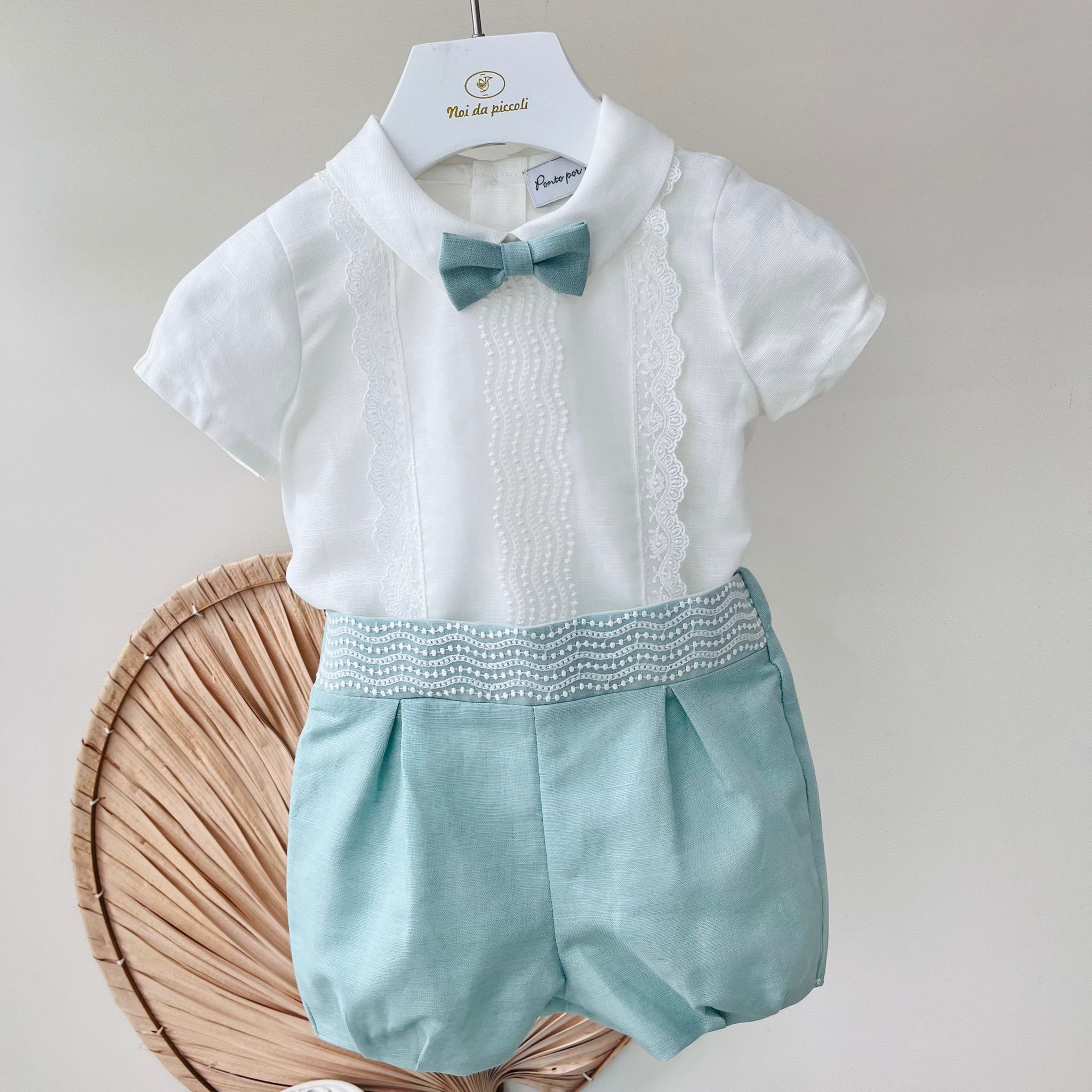 COMPLETO CERIMONIALE VERDE - Noi da piccoli