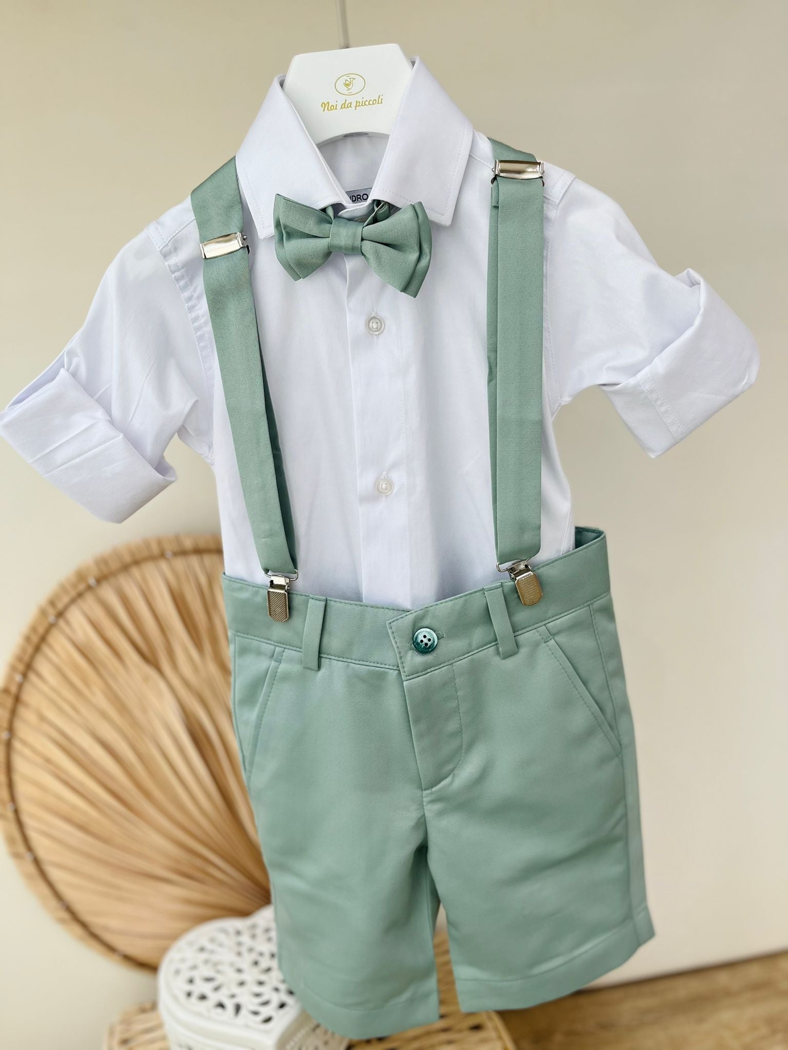 COMPLETO CERIMONIALE VERDE - Noi da piccoli