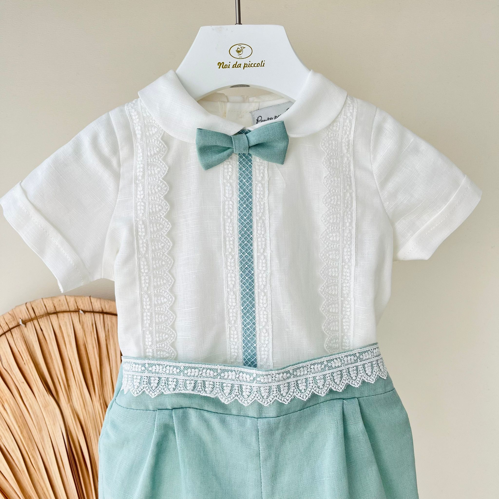 COMPLETO CERIMONIALE VERDE - Noi da piccoli