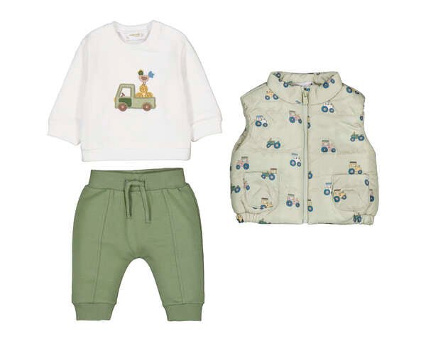 COMPLETO COTONE CALDO VERDE - Noi da piccoli