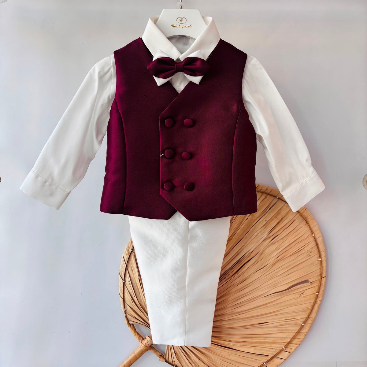 Completo Elegnate Bordeaux Isabel - Noi da piccoli