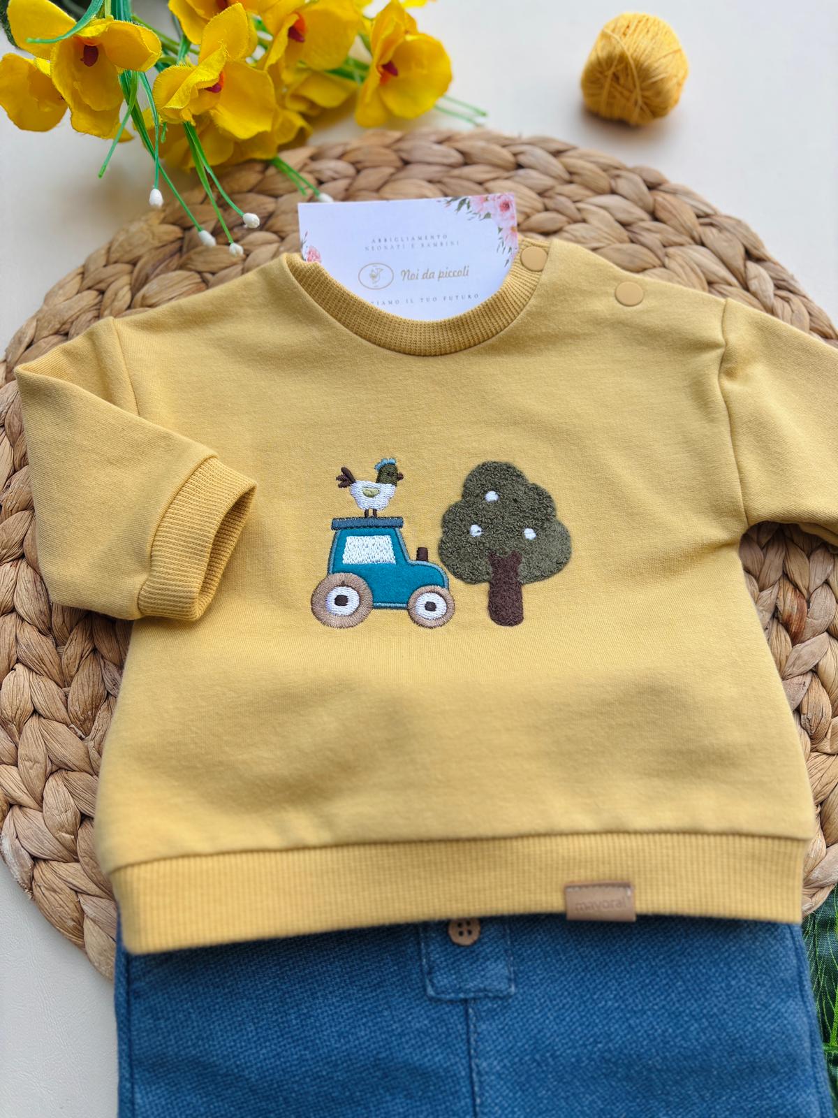 COMPLETO GIALLO BLU - Noi da piccoli
