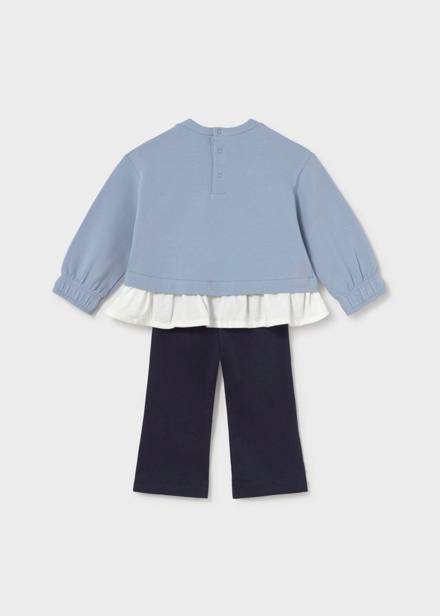 Completo in Cotone Caldo Marino con Gattina Glam Mayoral - dettaglio 2