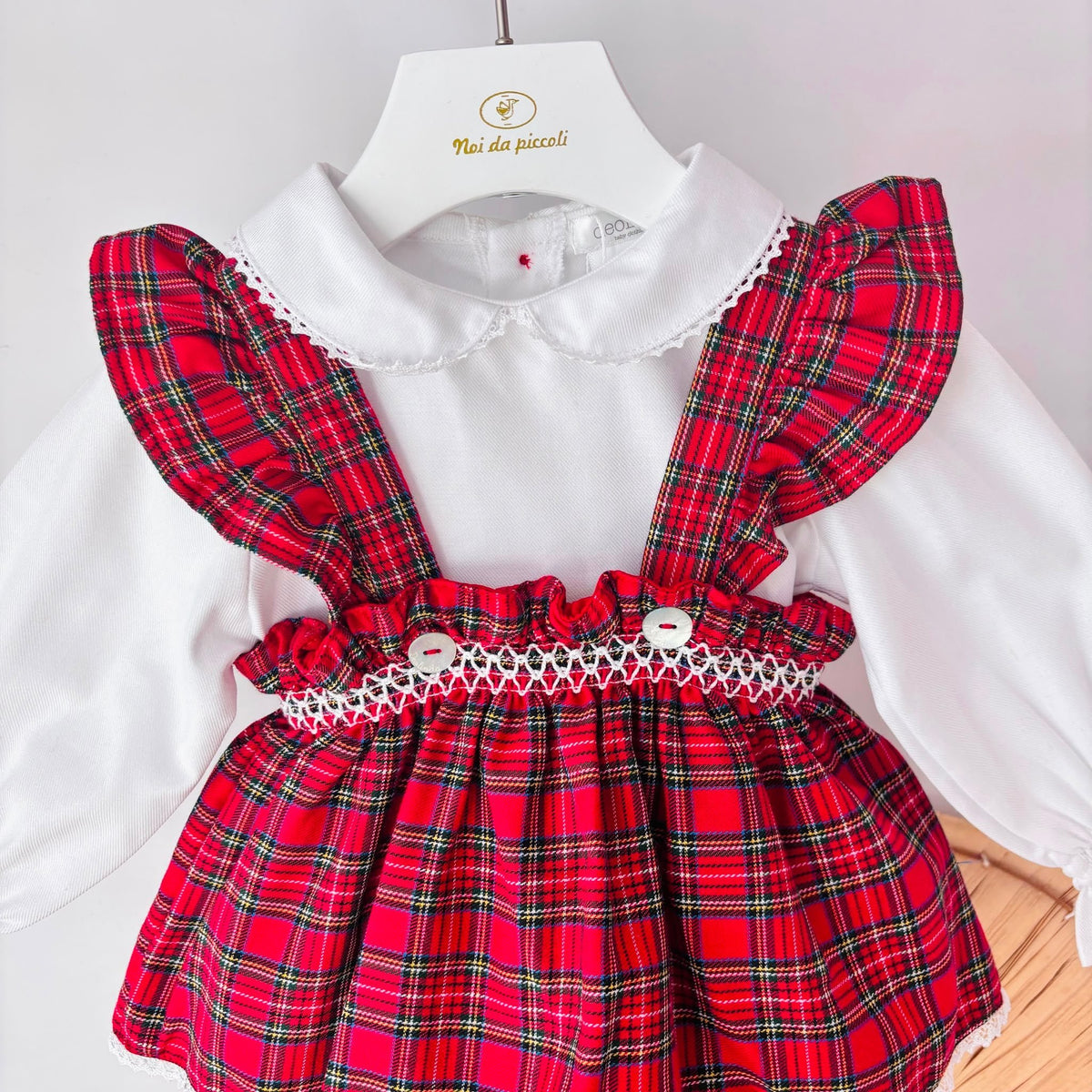 Red Brushed Cotton Set Deolinda - Noi da piccoli