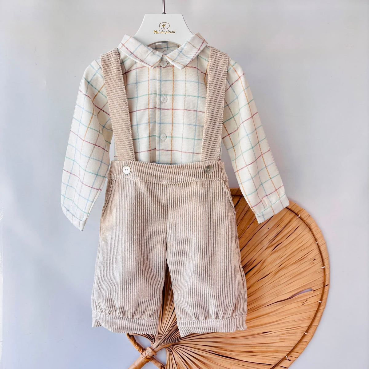 Beige Corduroy Set Deolinda