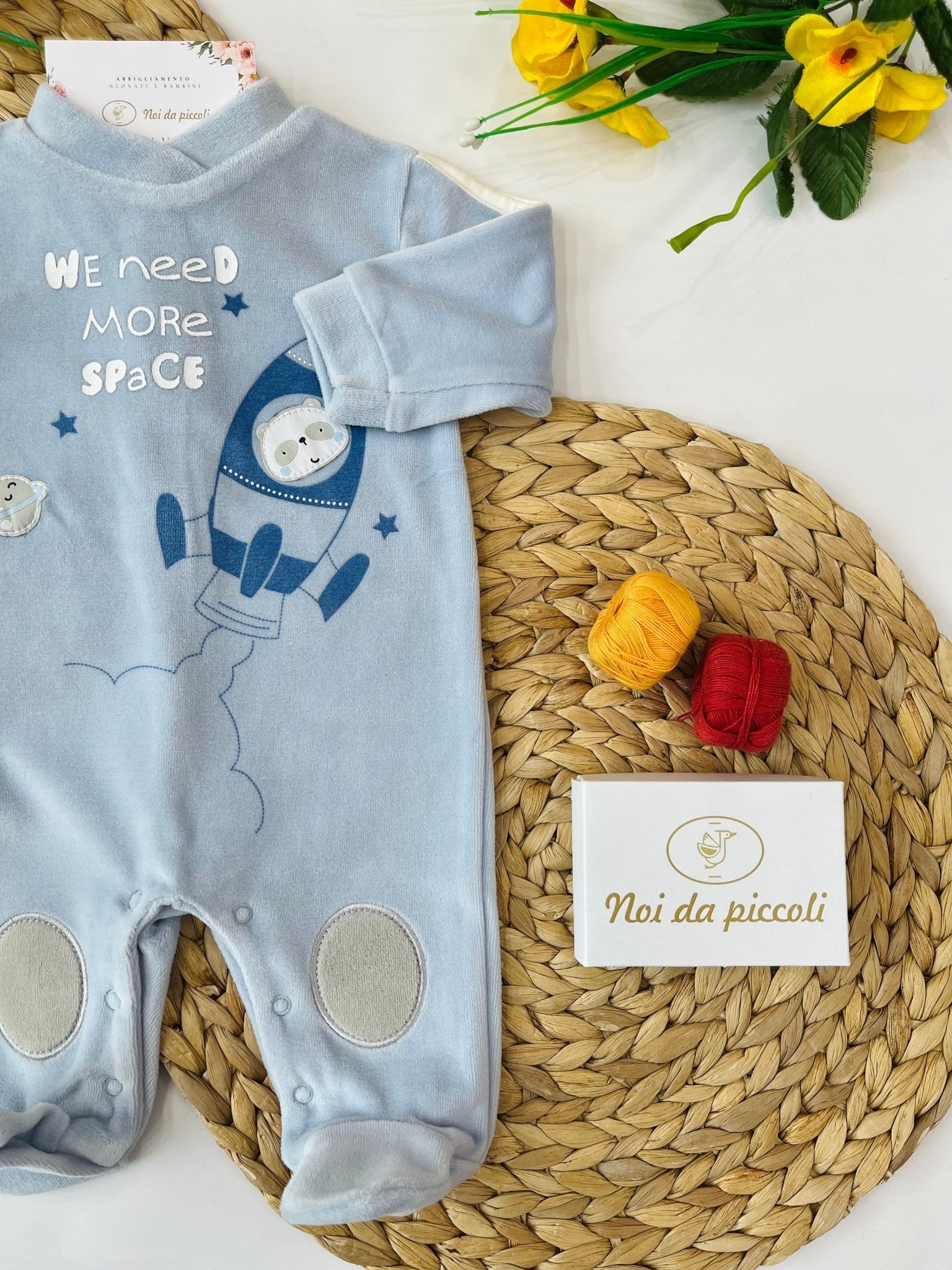 COORDINATO CON TUTINA CINIGLIA MORE SPACE - Noi da piccoli
