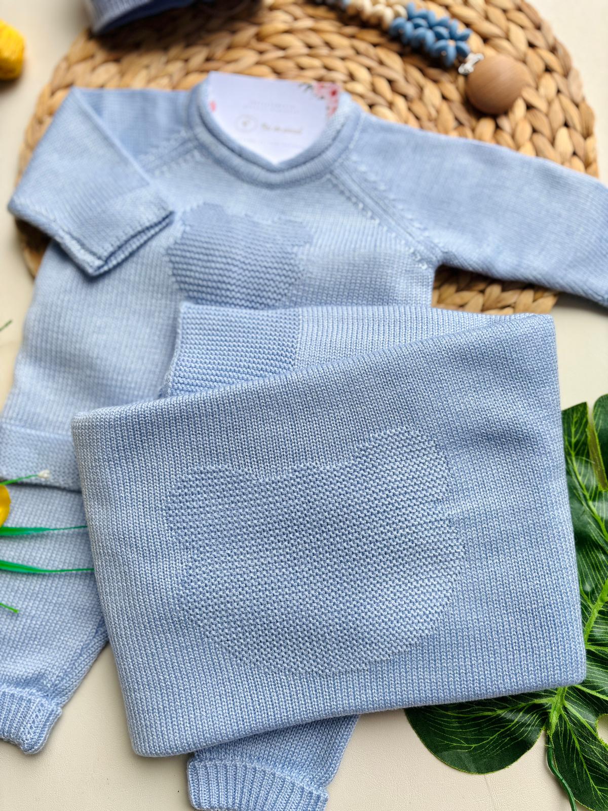 COORDINATO NASCITA FILATO CALDO CIELO - Noi da piccoli