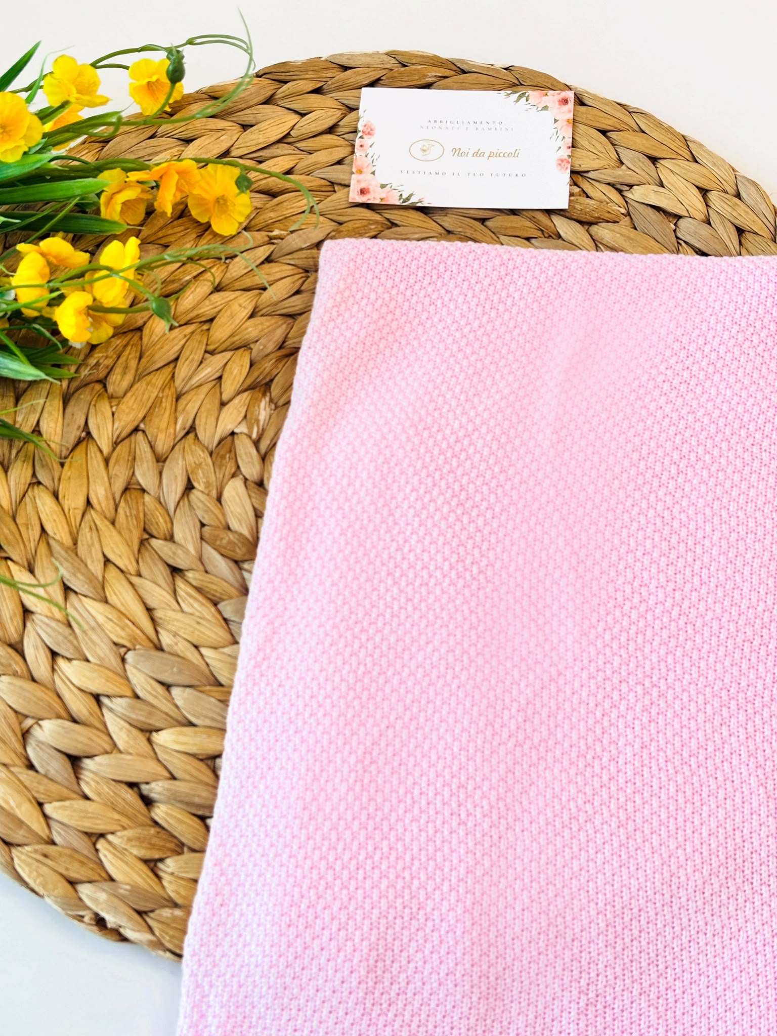COPERTA 100% BAMBOO ROSA BABY - Noi da piccoli