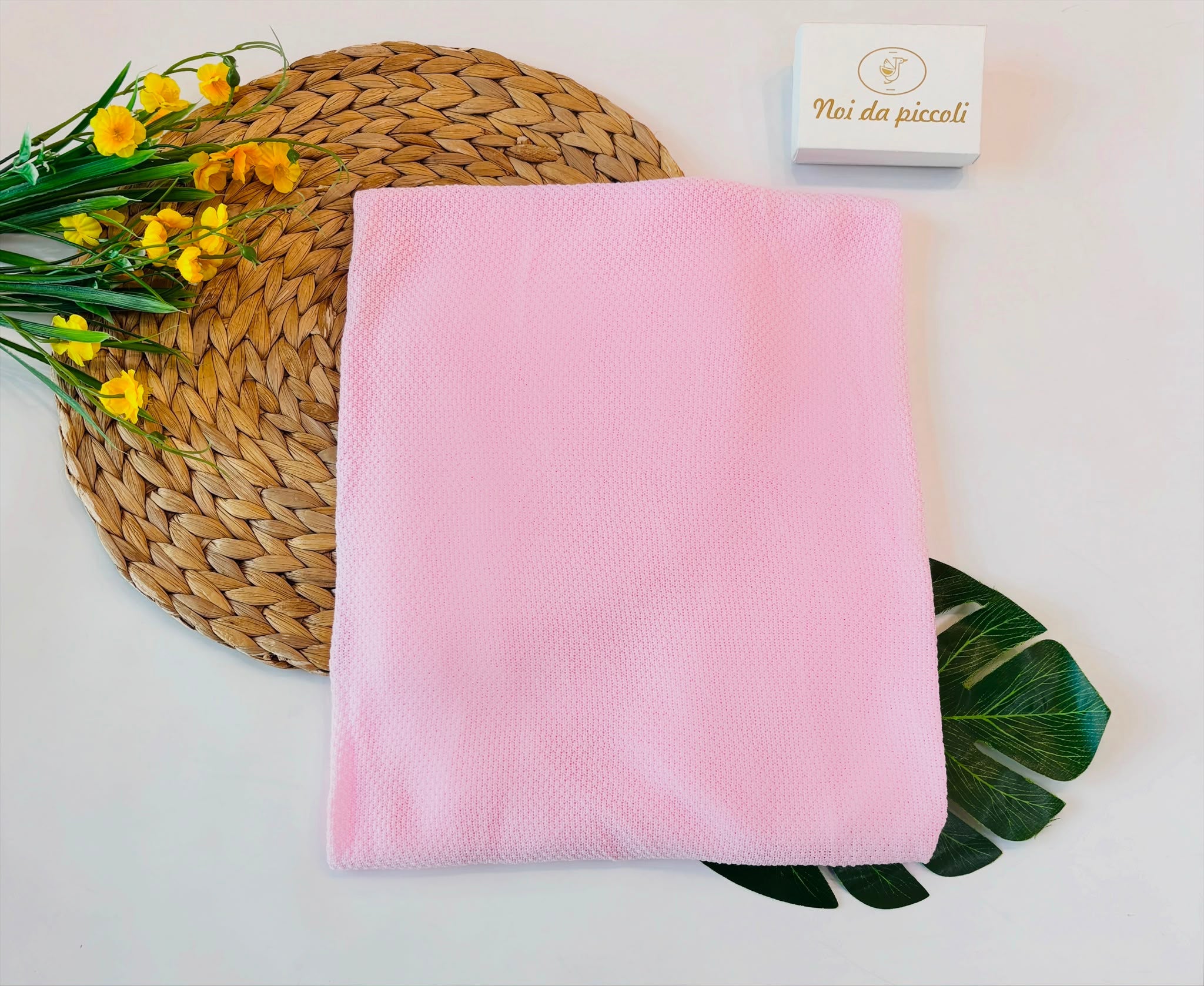 COPERTA 100% BAMBOO ROSA BABY - Noi da piccoli
