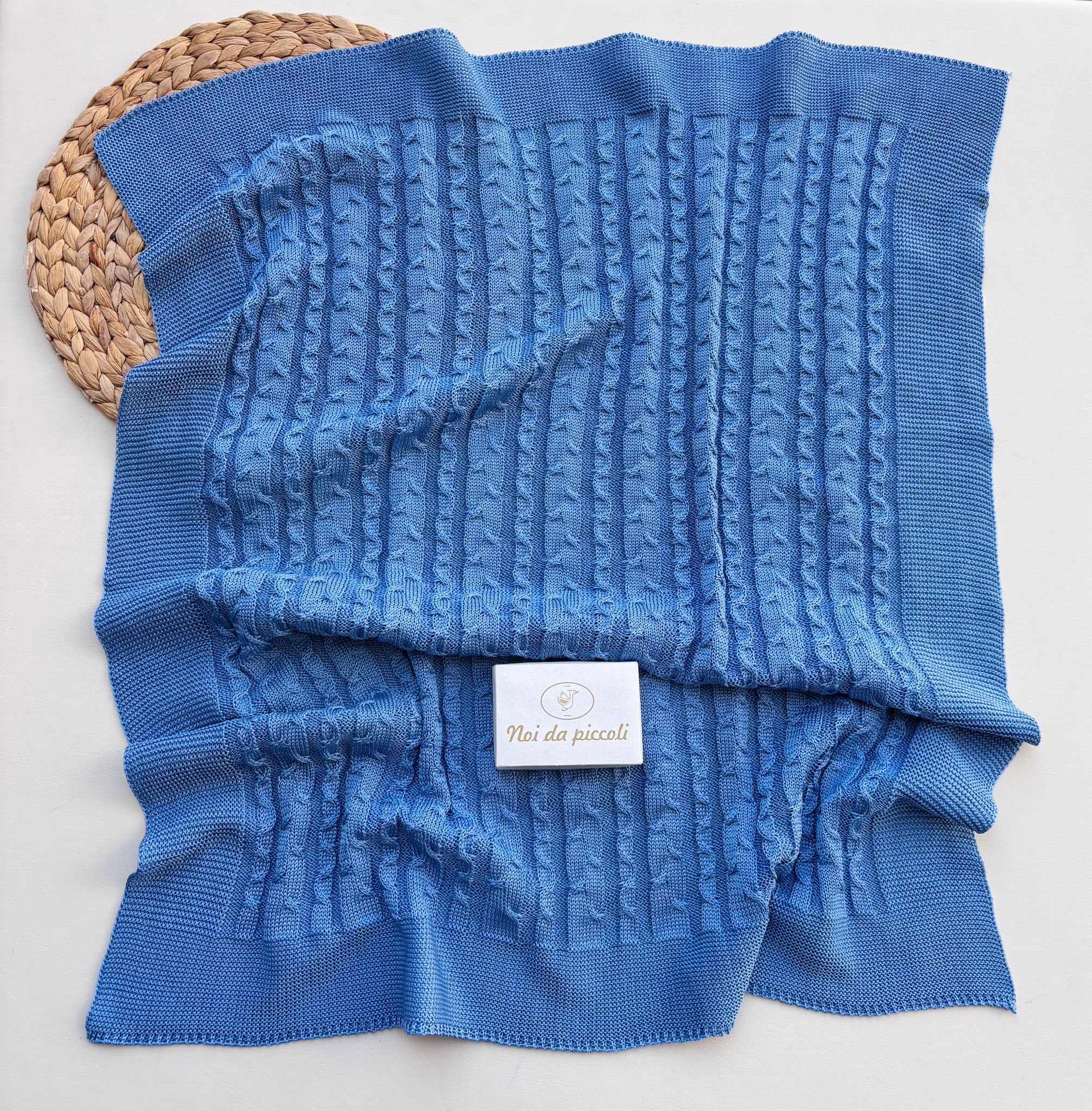 Coperta 100% FILO DI COTONE AVION - Noi da piccoli