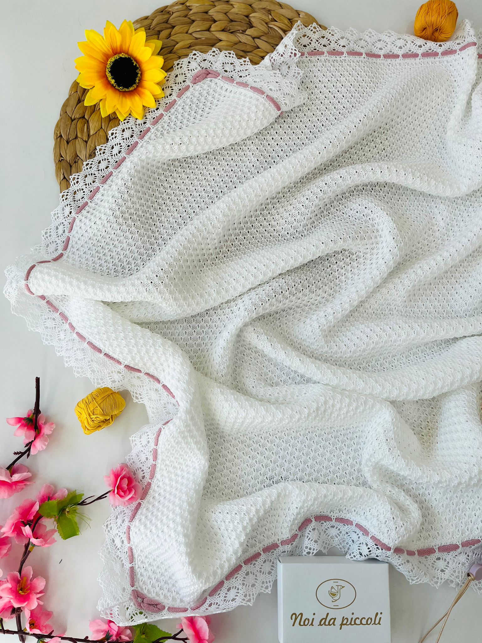 copertina 100 % COTONE Bianco - Noi da piccoli