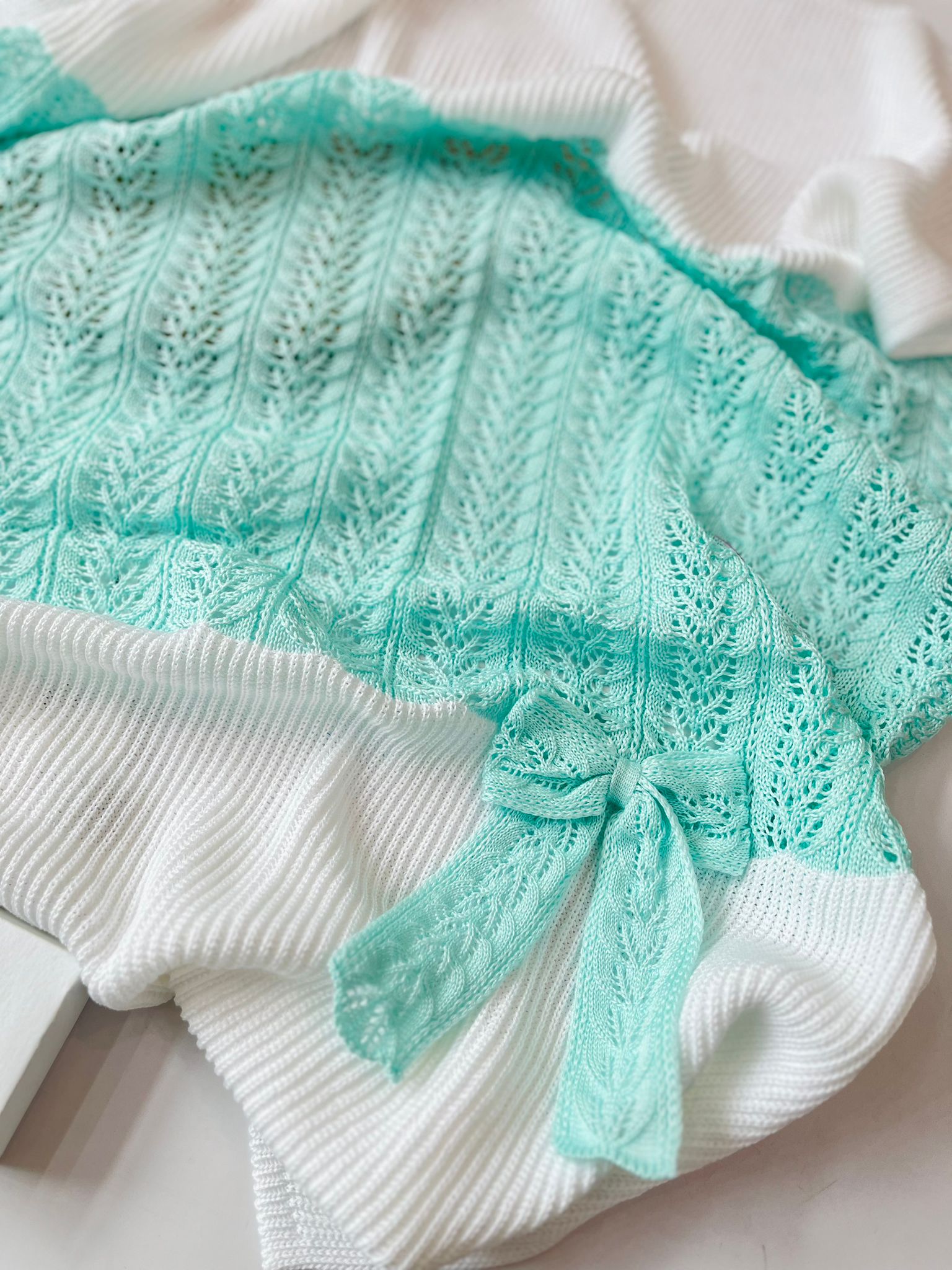 copertina 100% FILO DI COTONE ACQUA MARINA - Noi da piccoli