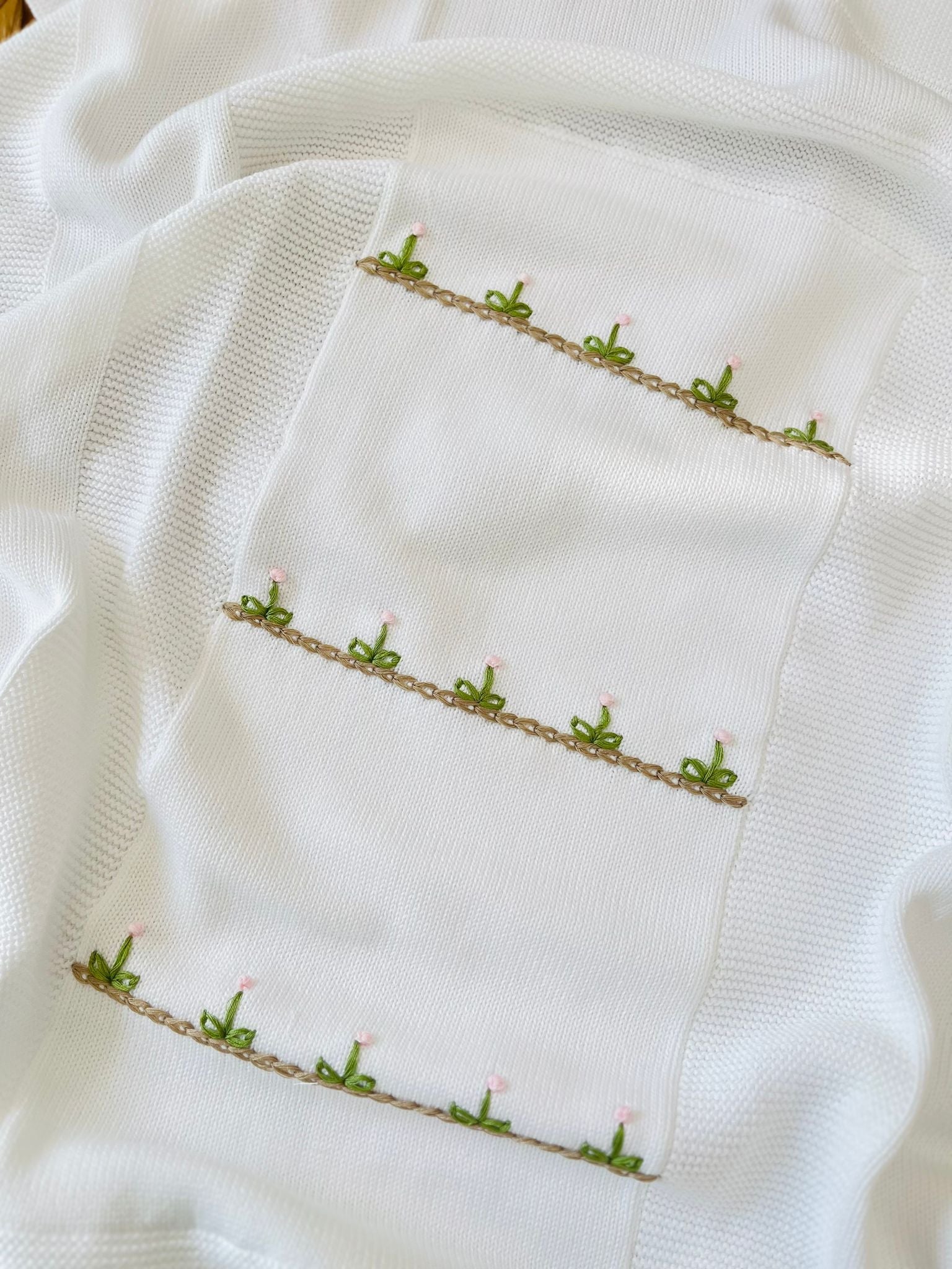 copertina 100% FILO DI COTONE BIANCO - Noi da piccoli