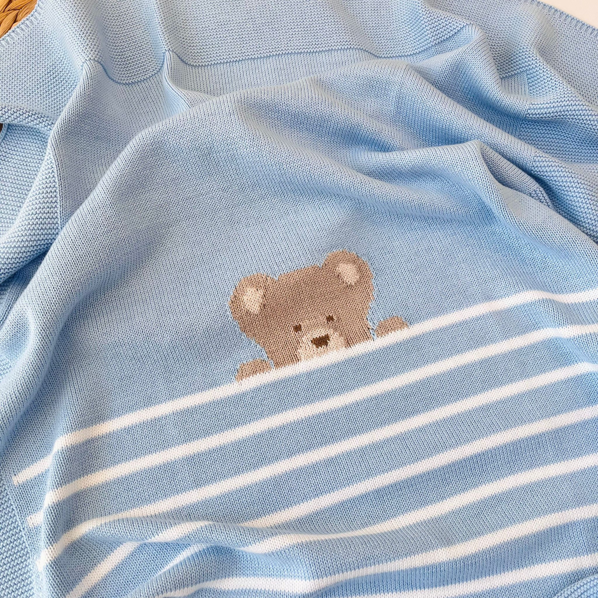 copertina 100% FILO DI COTONE CIELO - Noi da piccoli