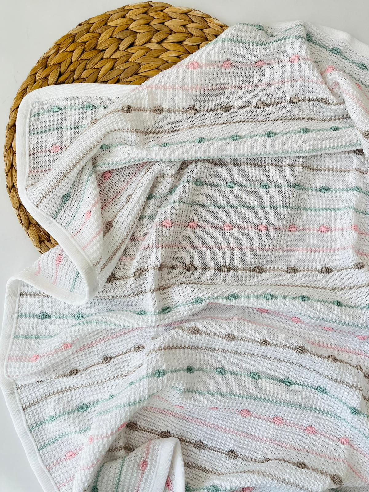 copertina 100% FILO DI COTONE PESCO MULTICOLOR - Noi da piccoli