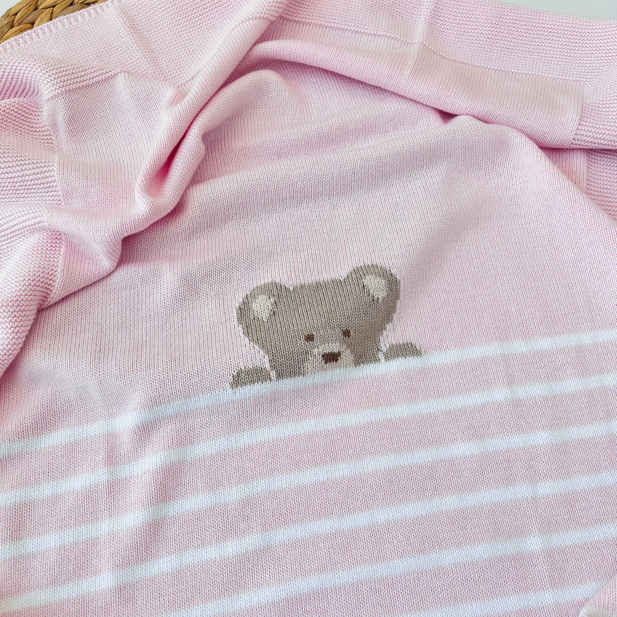 copertina 100% FILO DI COTONE ROSA - Noi da piccoli