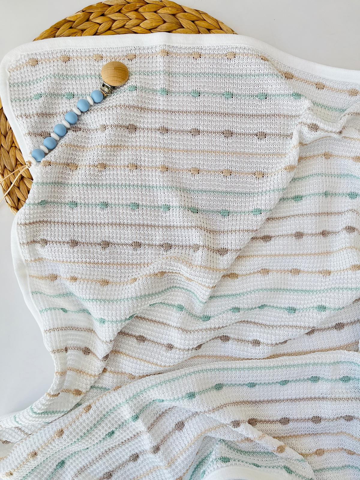 copertina 100% FILO DI COTONE SALVIA MULTICOLOR - Noi da piccoli