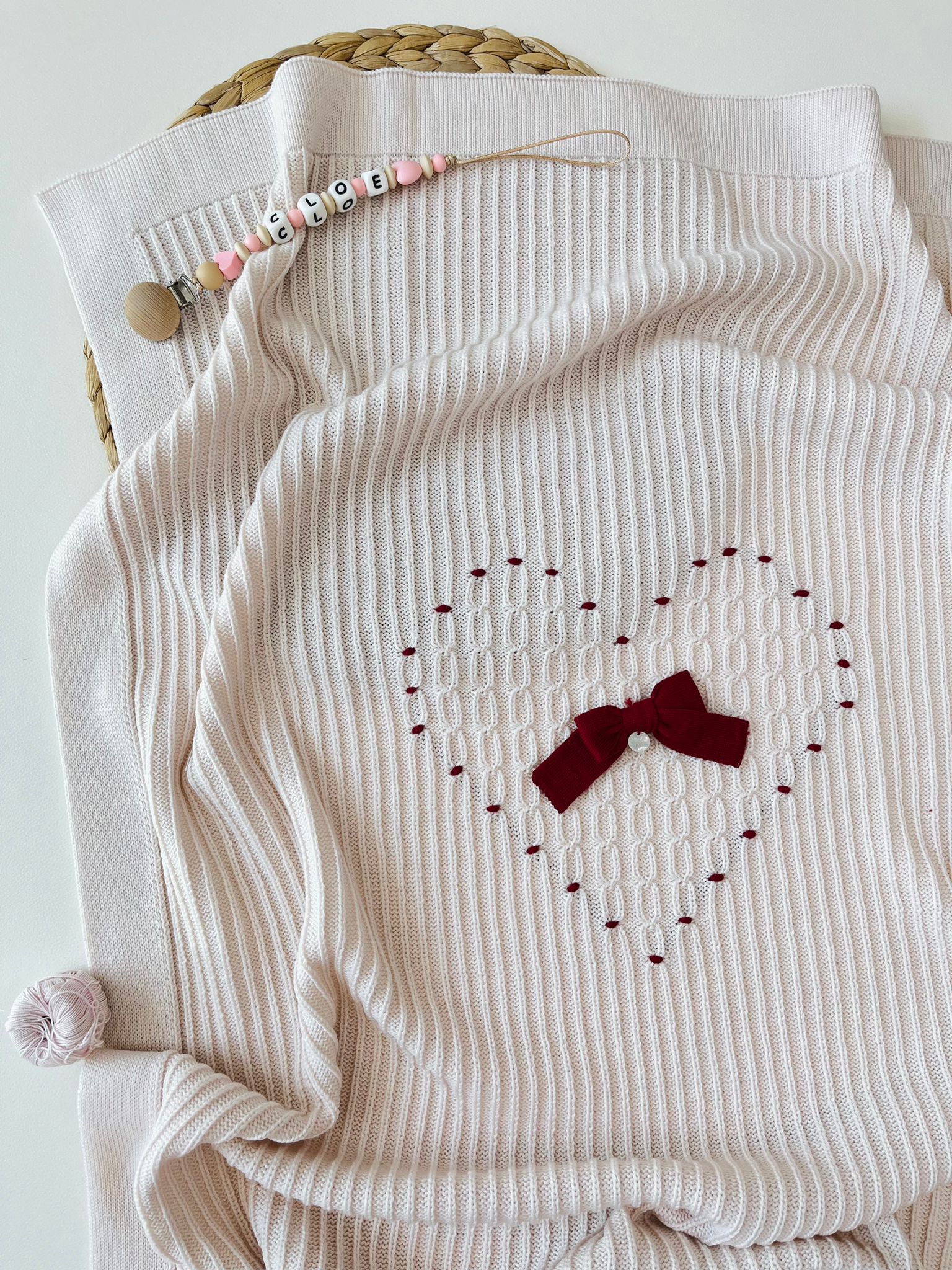 copertina 100% LANA NATURALBIO BORDEAUX - Noi da piccoli