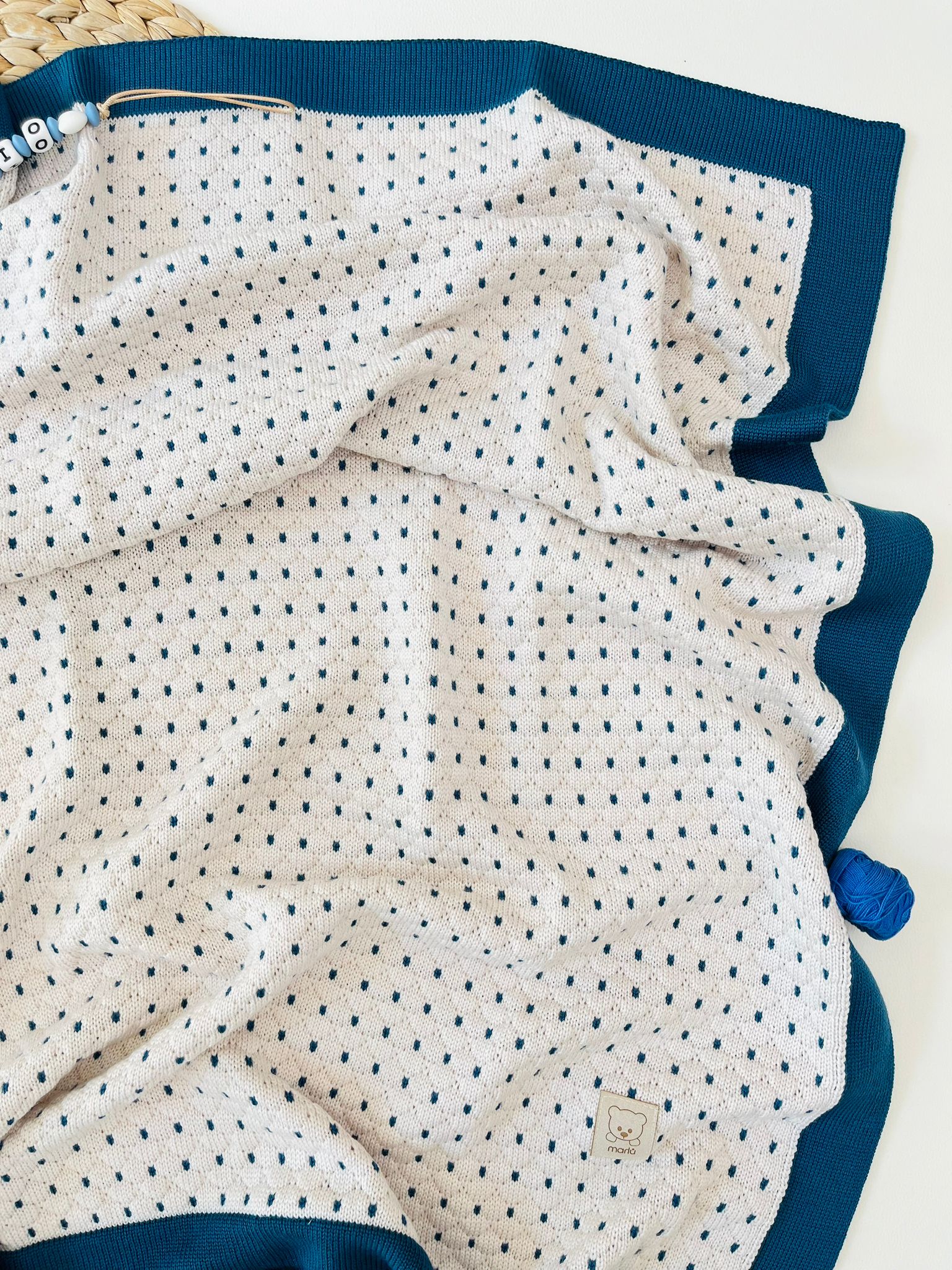 copertina 100% LANA NATURALBIO ZAFFIRO - Noi da piccoli