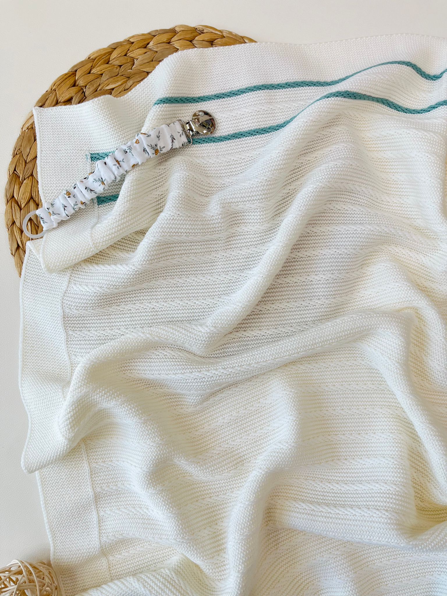 copertina 100% LANA VANIGLIA VERDE SALVIA - Noi da piccoli