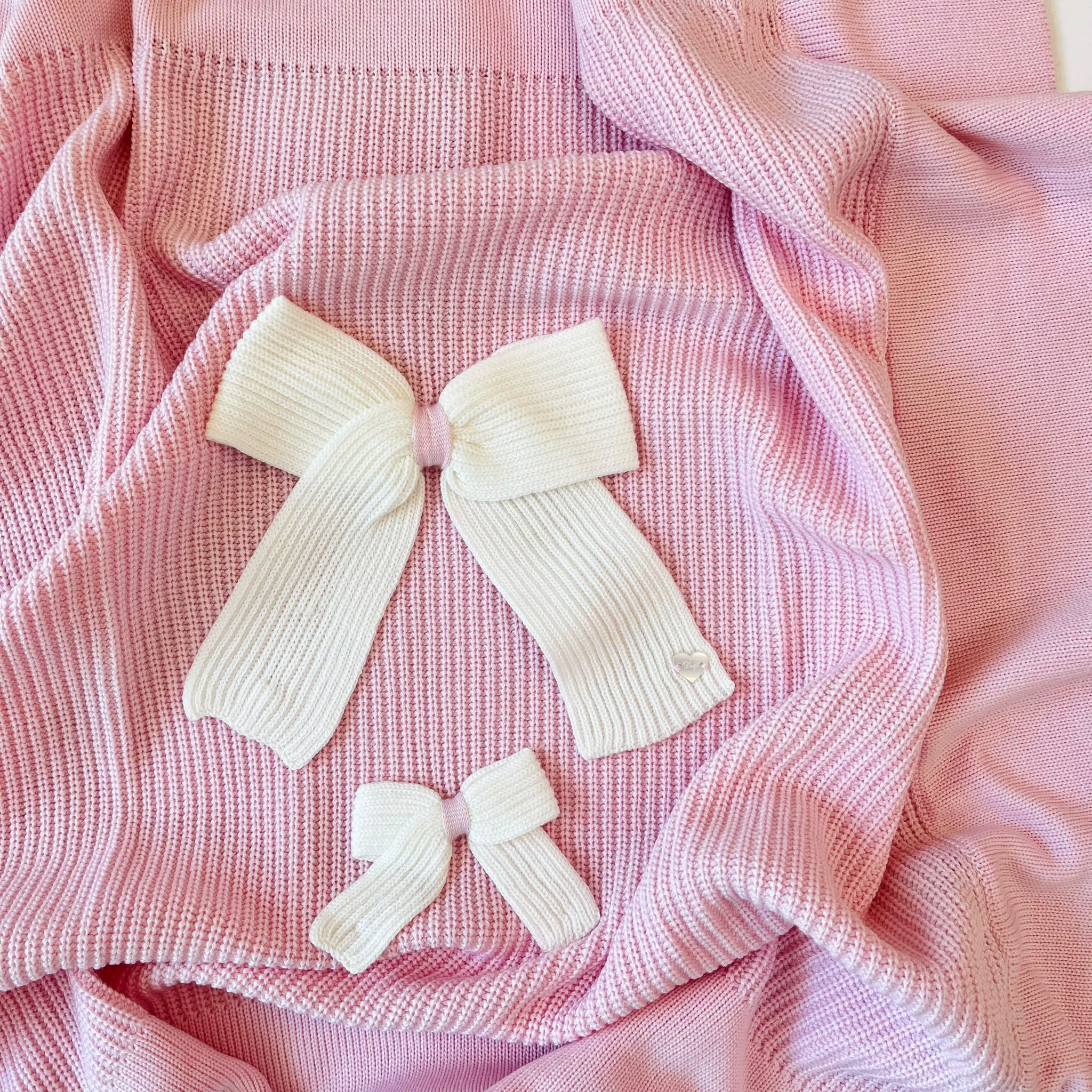 COPERTINA 100% PURA LANA MERINO EXTRAFINE ROSA - Noi da piccoli