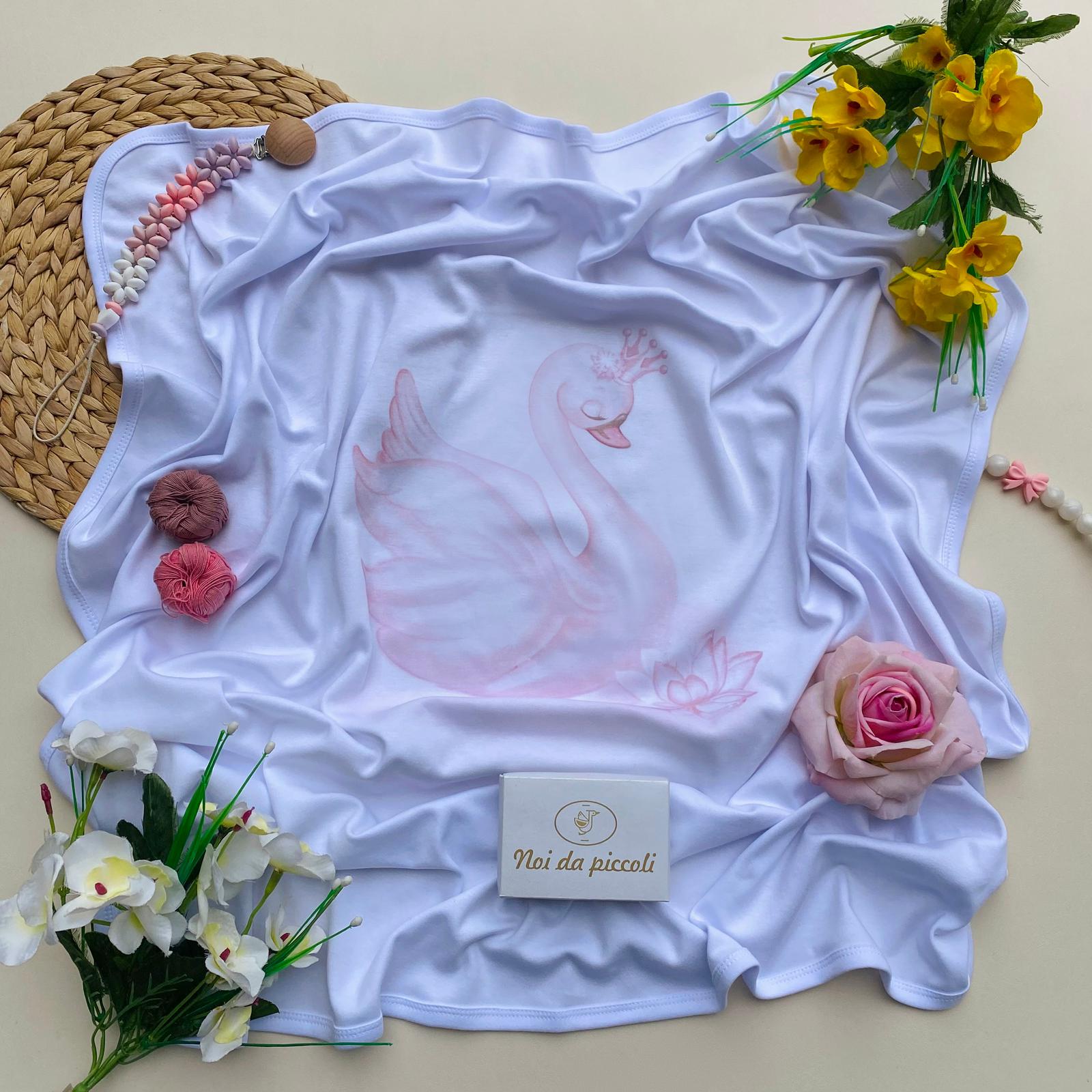 COPERTINA BIANCA CON CIGLIO ROSA - Noi da piccoli