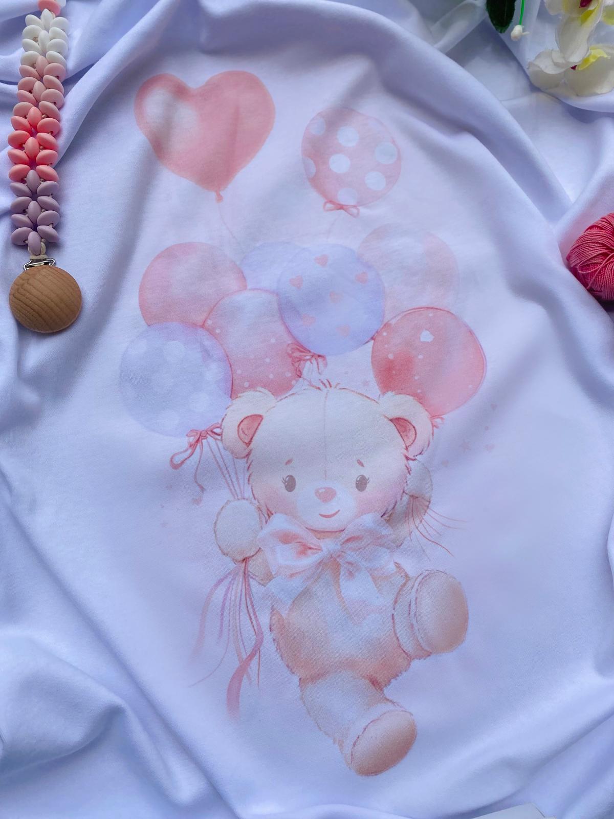 COPERTINA BIANCA E ROSA CON ORSETTO E PAOLLONCINI - Noi da piccoli