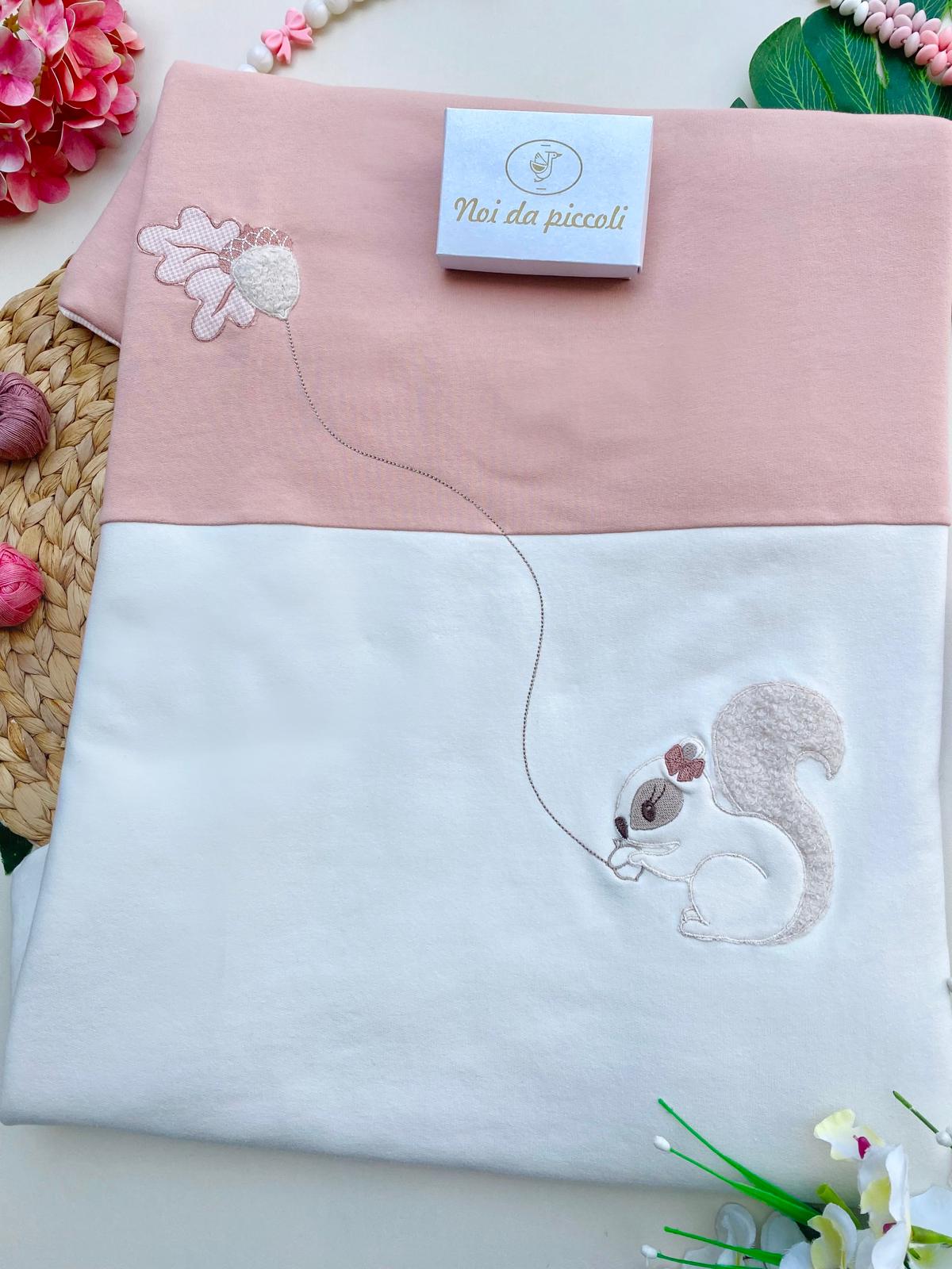 copertina caldo cotone ROSA - Noi da piccoli