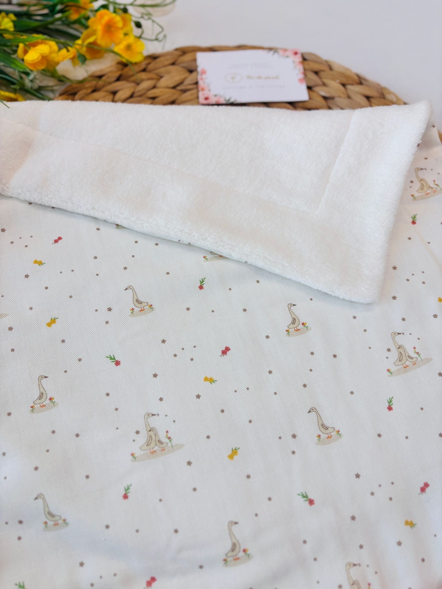 COPERTINA COTONE CALDO PANNA - Noi da piccoli