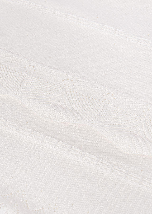 COPERTINA IN COTONE CON DELICATI RICAMINI CERAMICA - Noi da piccoli