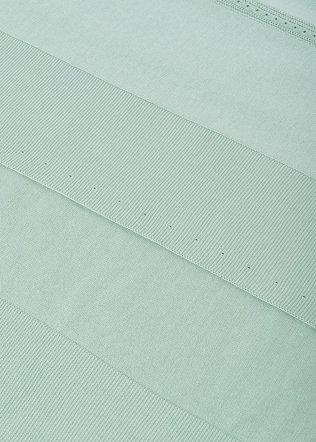 COPERTINA IN COTONE CON RICAMINI ALGA - Noi da piccoli